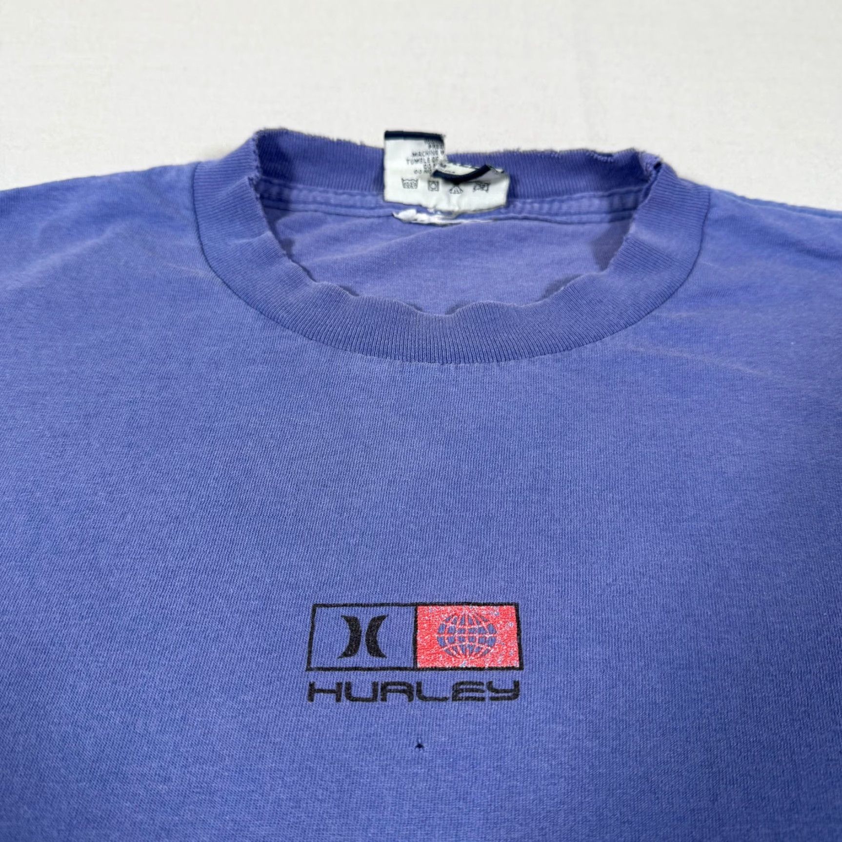 Hurley VINTAGE Hurley Shirt Mens Medium Blue Intercontinental Surf Skate USA 90s Y2K Size US M / EU 48-50 / 2 - 2 Thumbnail