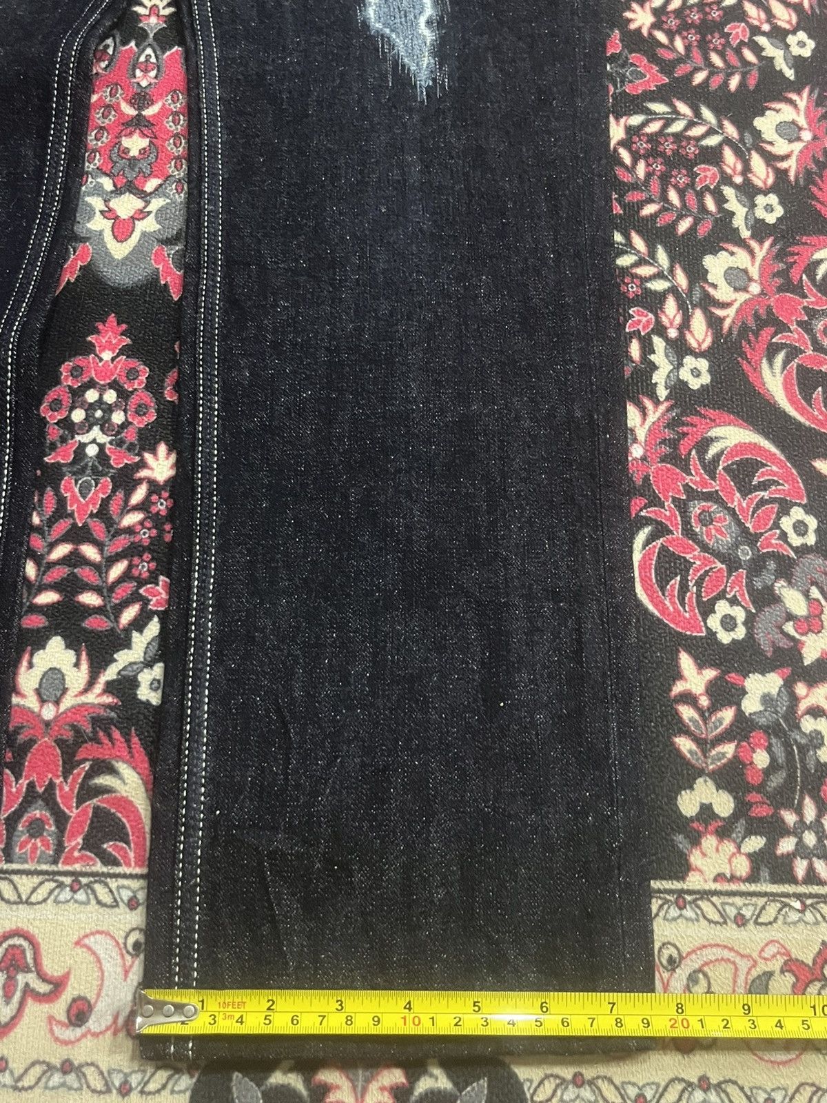 Kapital Vintage Japan Kyuten Okayama Dark Washed Sashiko Stitch Jean Size US 32 / EU 48 - 17 Thumbnail