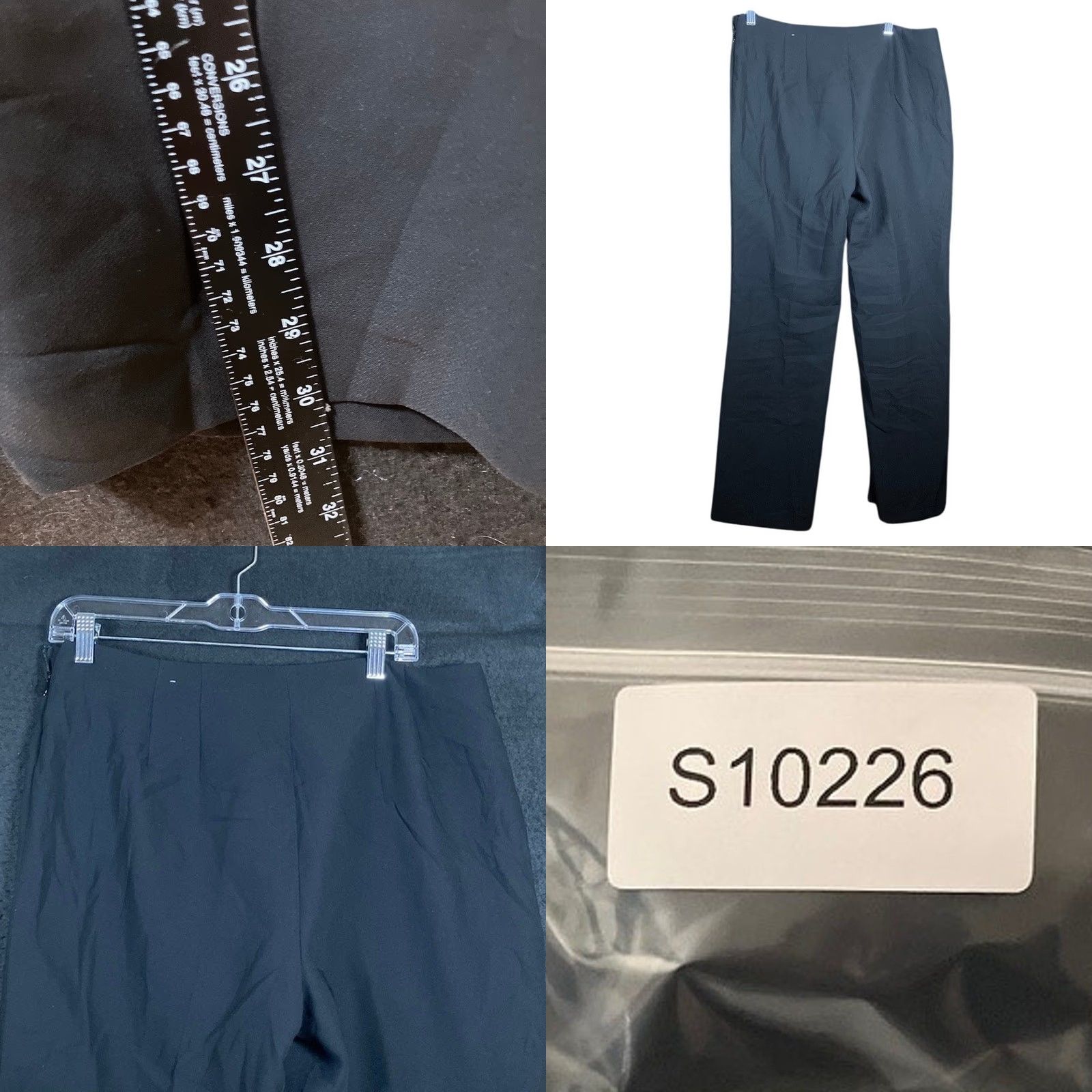 Talbots Talbots Womens Pants Black Hollywood High Rise Workwear Ankle Stretch 8 Size 30" / US 8 / IT 44 - 8 Thumbnail
