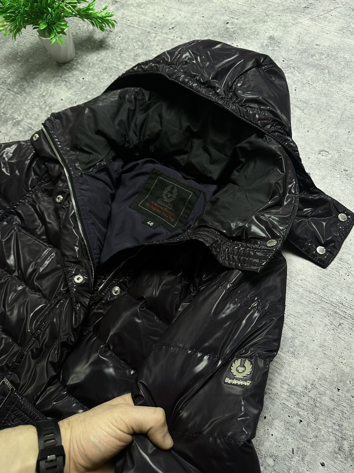 Belstaff Belstaff Goose Down Silver 85 Puffer Winter Jacket Size L / US 10 / IT 46 - 4 Thumbnail