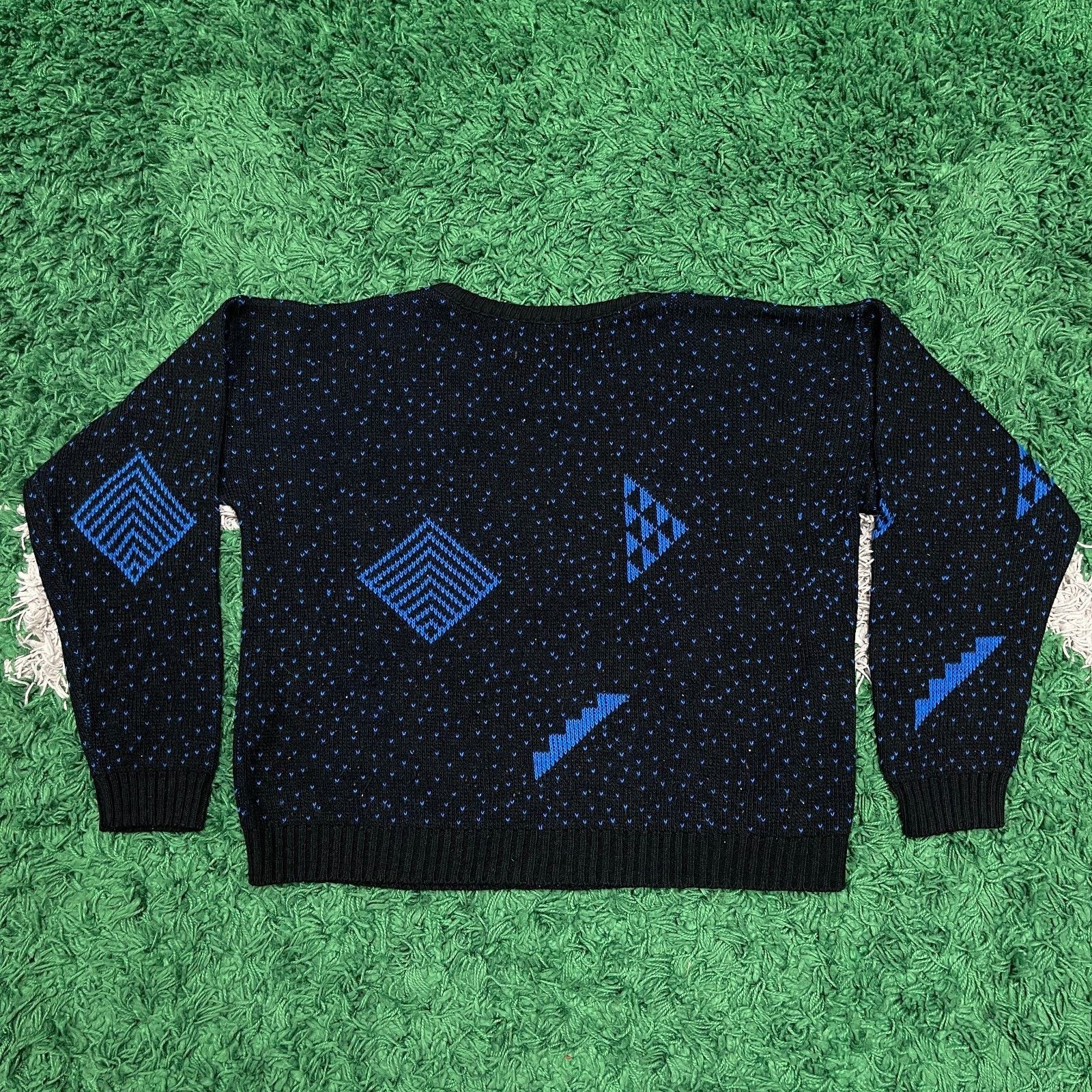 Vintage Vintage 90s Barrel Geometric Knit Pullover Sweater Small Size S / US 4 / IT 40 - 5 Thumbnail