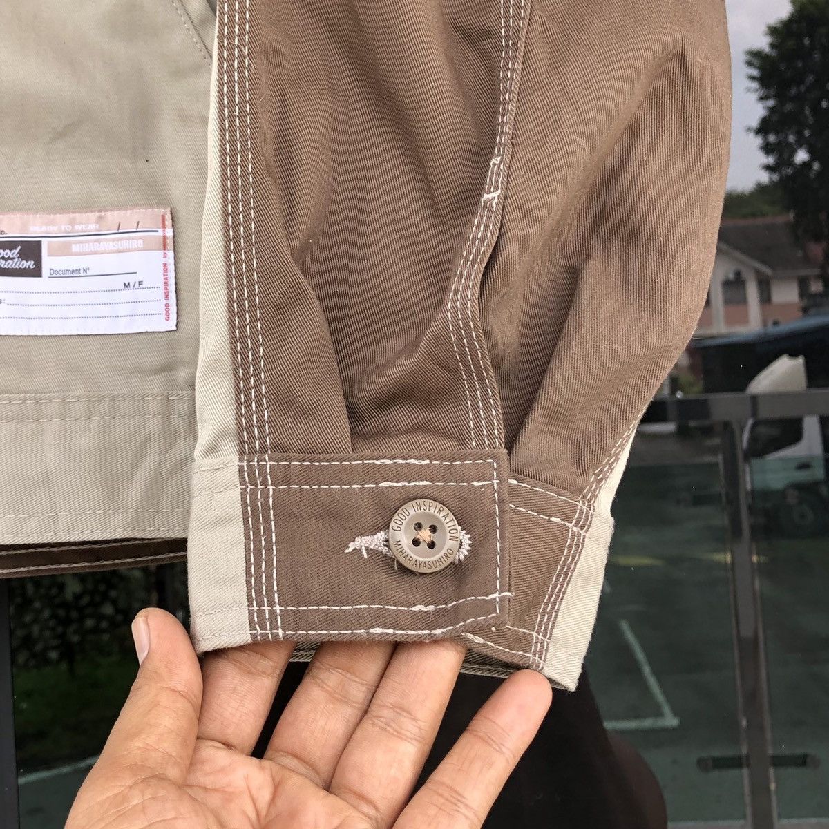 Maison MIHARA YASUHIRO Miharayasuhiro Two Toned Work Jacket Size US S / EU 44-46 / 1 - 13 Thumbnail