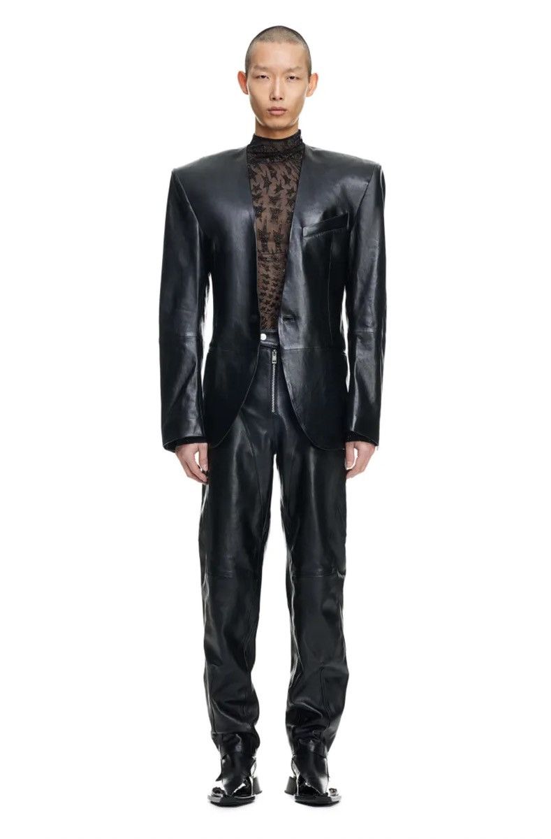 Mugler Mugler x H&M Leather Pants Size US 34 / EU 50 - 3 Thumbnail
