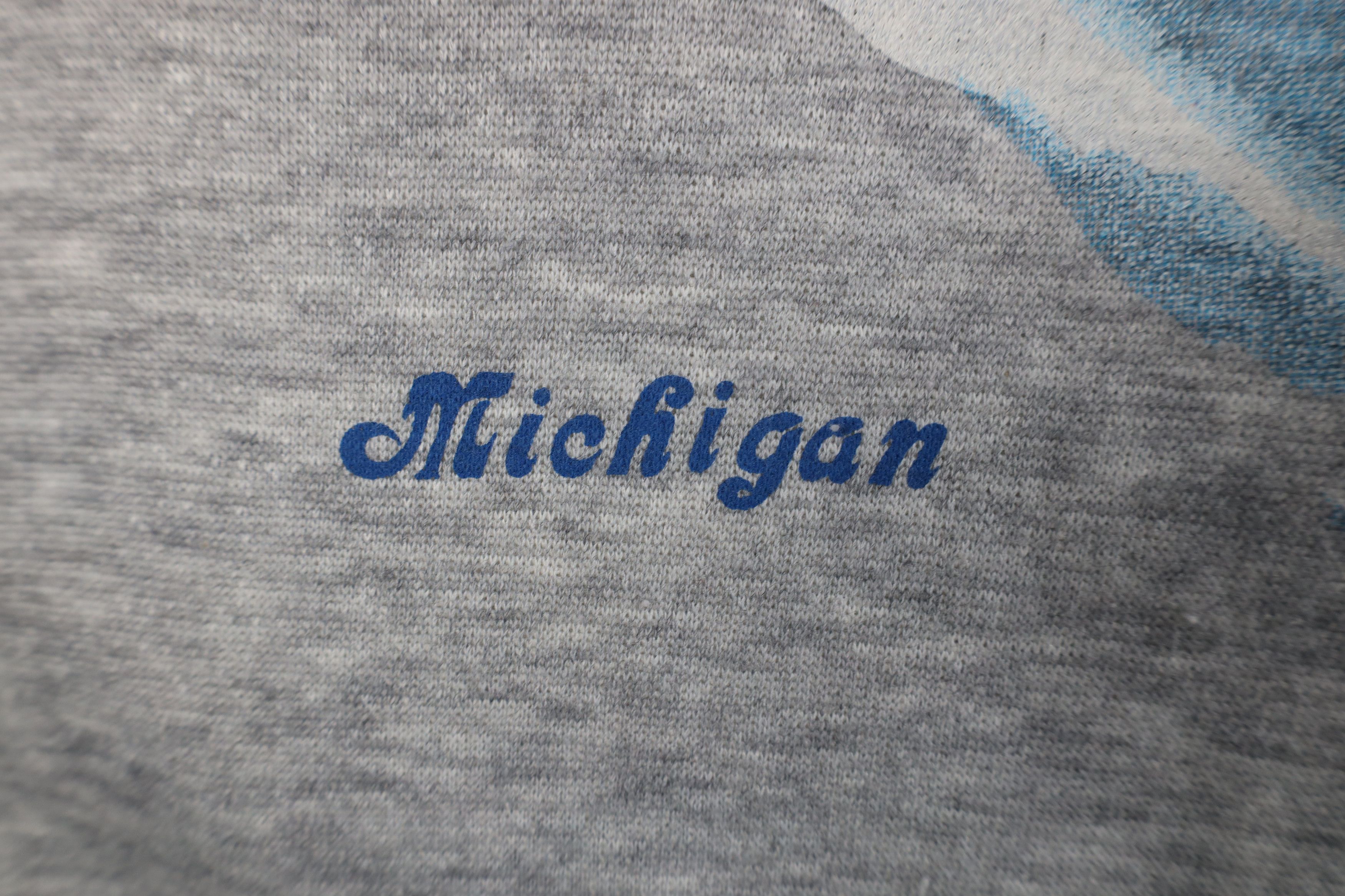 Vintage Vintage 80s Michigan Duck Triblend Crewneck Sweatshirt USA Size US XXL / EU 58 / 5 - 6 Thumbnail