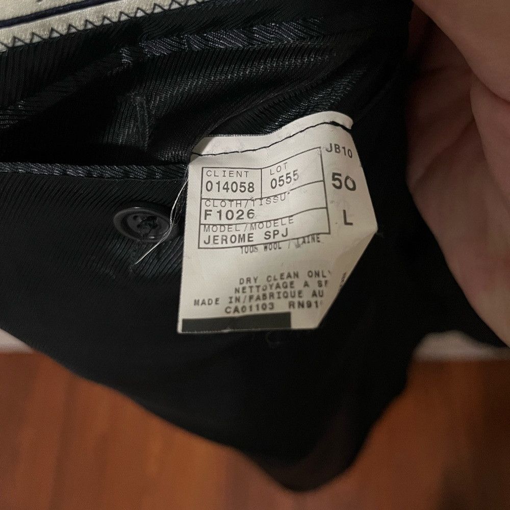 Faconnable Faconnable Black Plaid Men's Blazer Size 44R - 6 Thumbnail