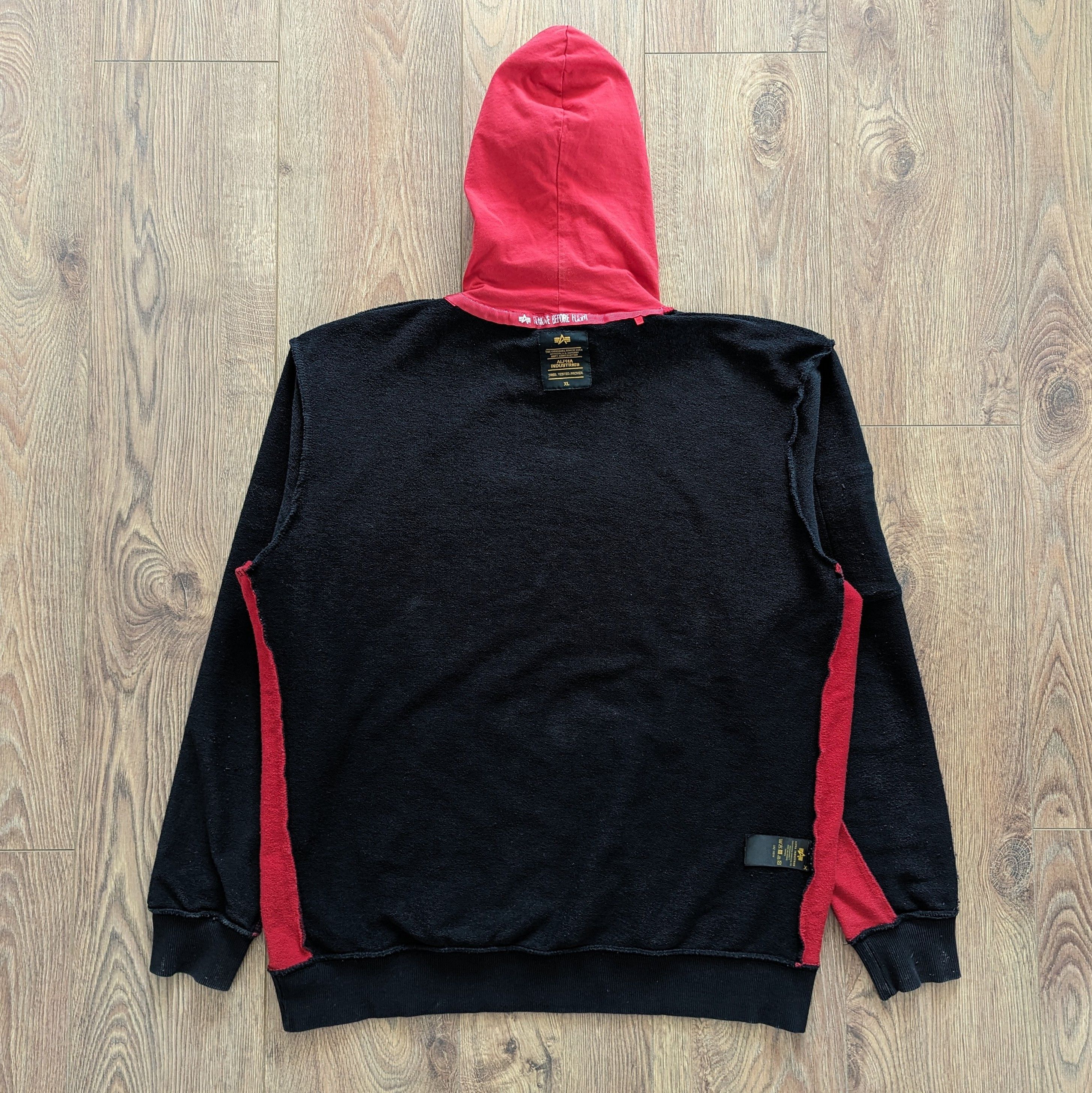 Alpha Industries Alpha Industries Men's Hoodie With Stripes On The Sides XL Size US XL / EU 56 / 4 - 12 Thumbnail