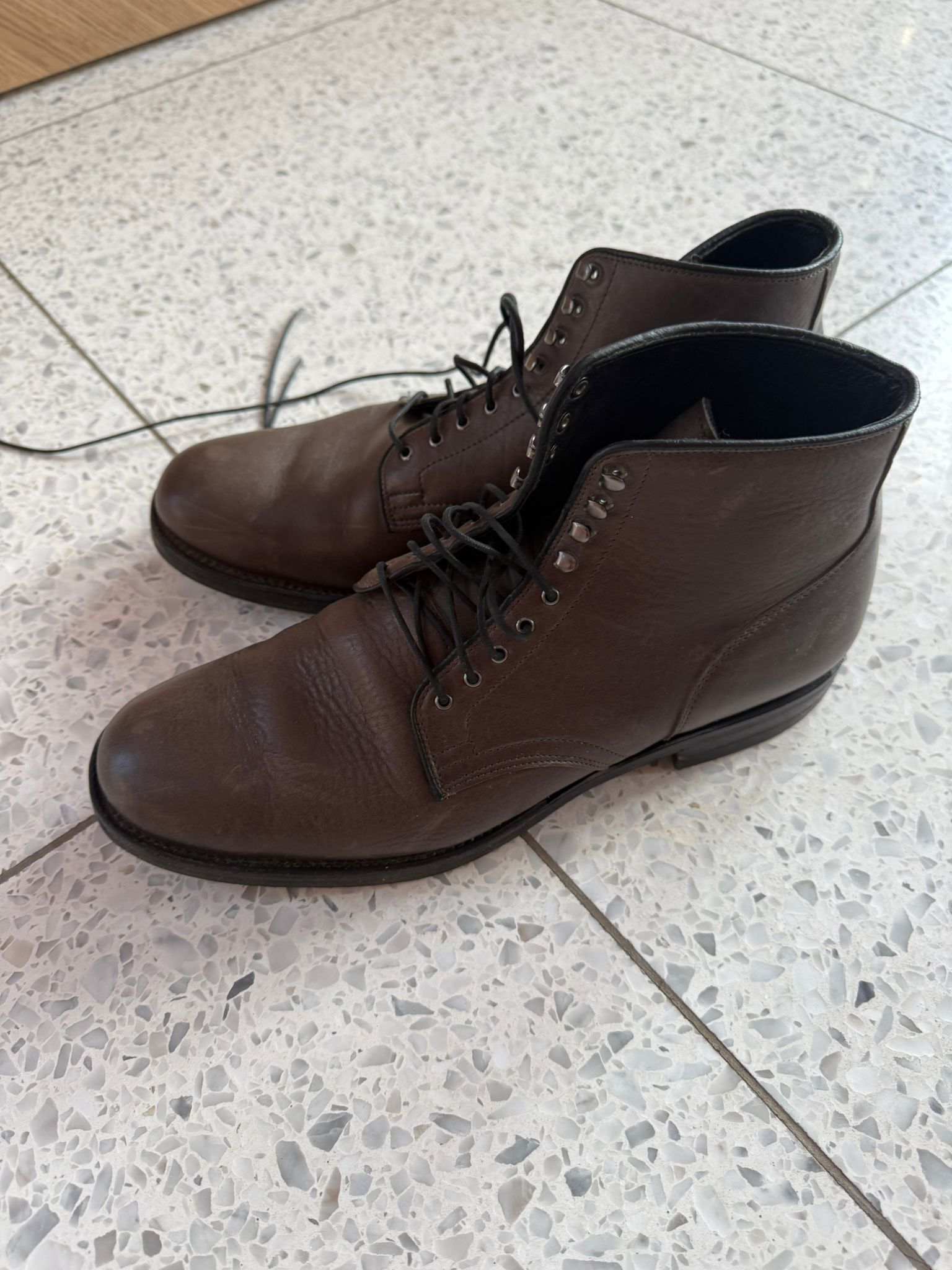 Viberg Viberg Service boot Grey 2030 Guidi leather 10UK Size US 11 / EU 44 - 4 Thumbnail