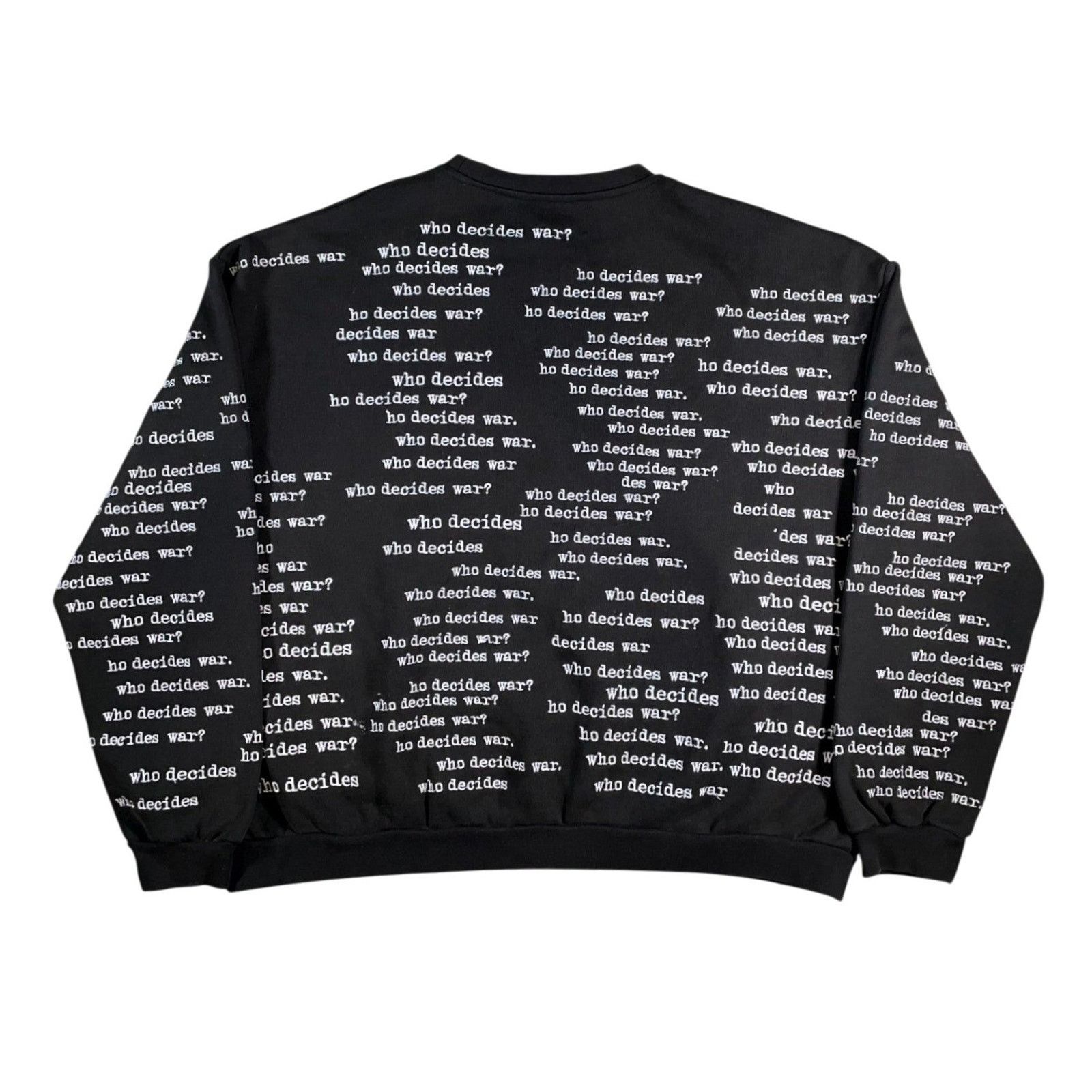 Who Decides War Who Decides War "Scripture Crewneck" Black Sweatshirt Size US XL / EU 56 / 4 - 2 Thumbnail