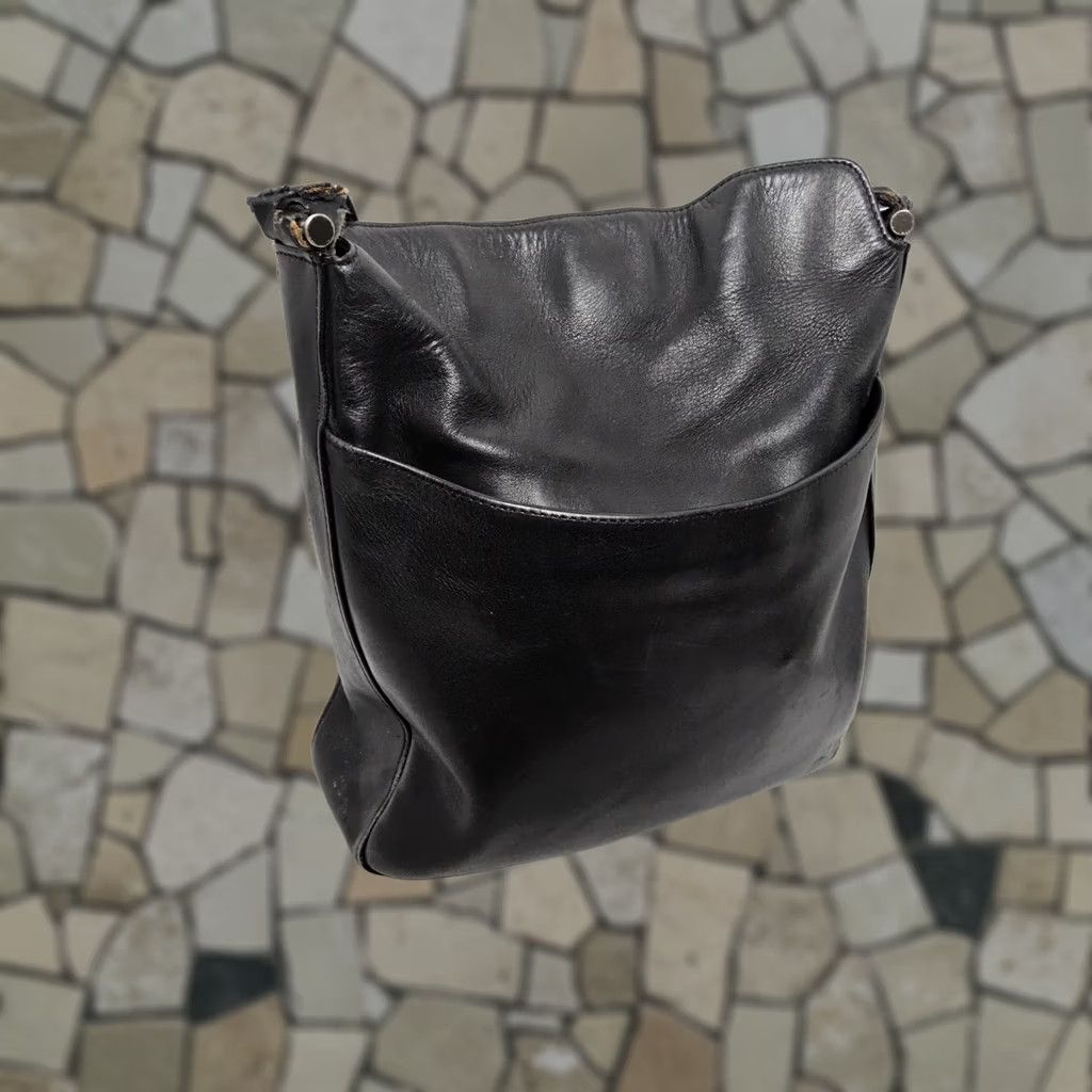 Coach VINTAGE Coach Shoulder Bag Purse Unisex Adults Leather Black 9180 USA 12.5x11.5x3.5 Size ONE SIZE - 1 Thumbnail