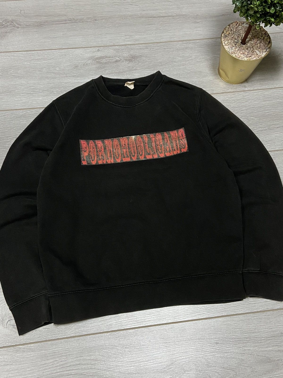 Vintage Porno hooligans pornstar xxx vintage sweatshirt big logo Size US S / EU 44-46 / 1 - 2 Thumbnail