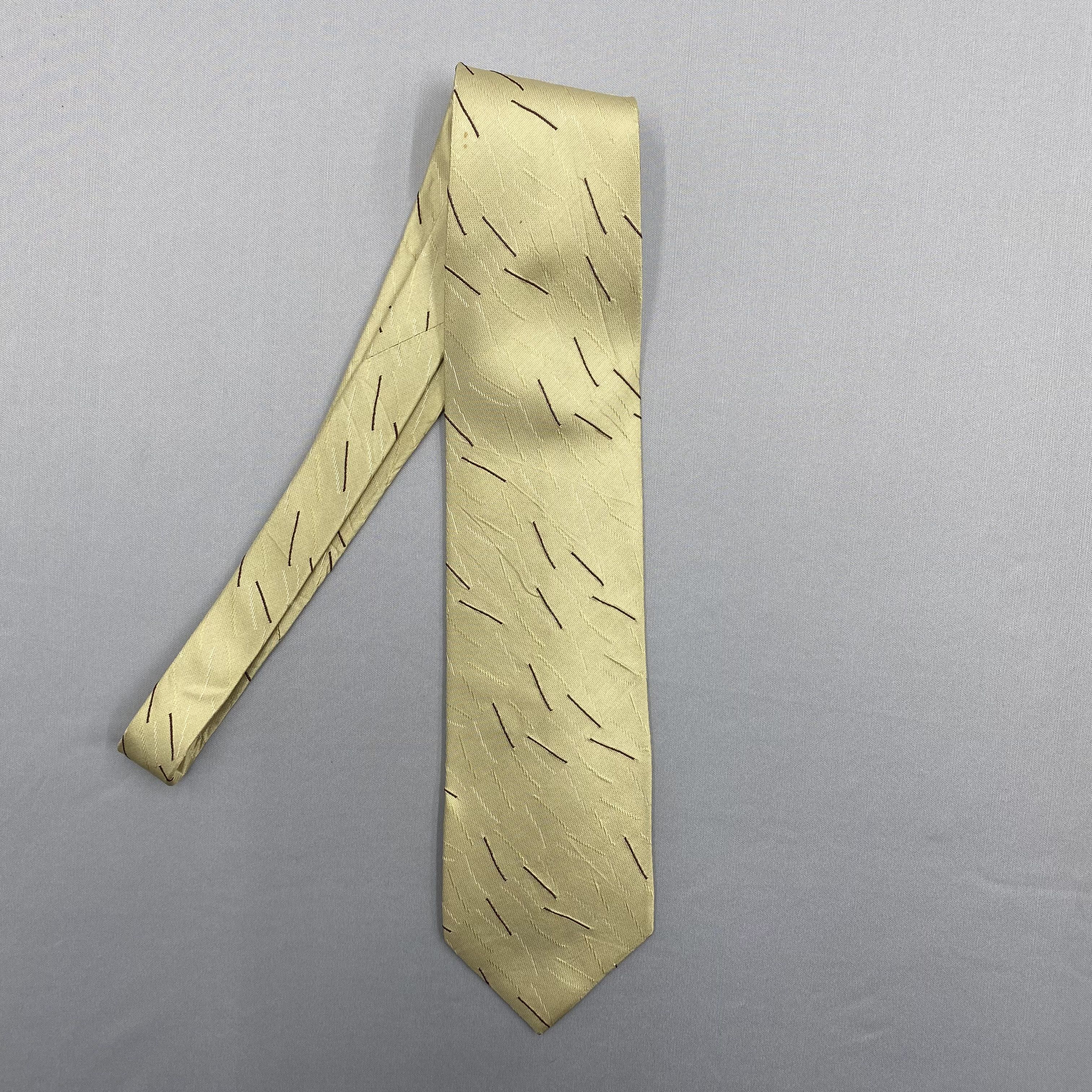 Issey Miyake Vintage Issey Miyake SILK Necktie Cravate Pure Silk Neck Tie Size ONE SIZE - 4 Thumbnail