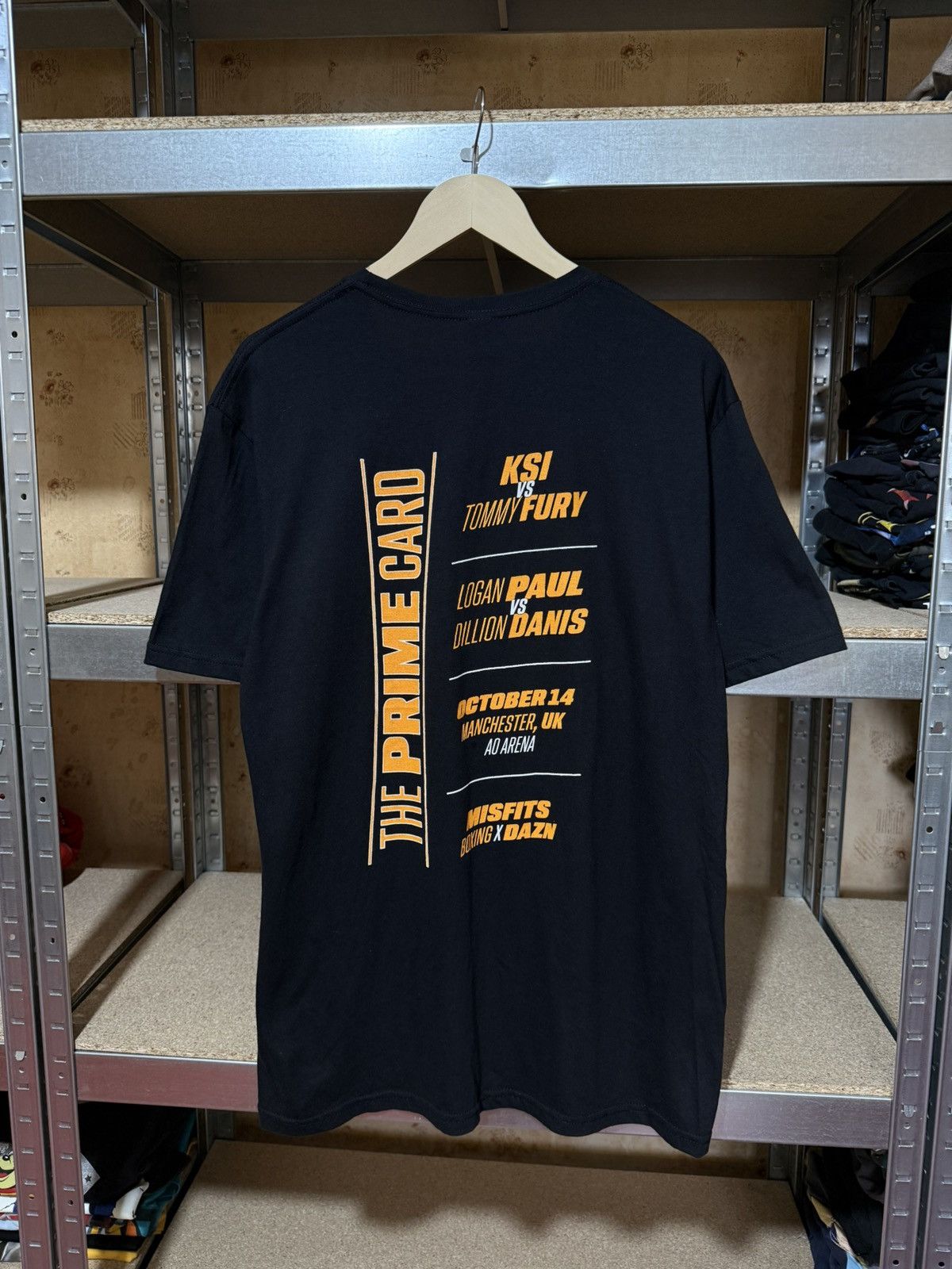 Vintage The Prime Card KSI VS Tommy Fury Boxing Promo T-Shirt Size US L / EU 52-54 / 3 - 1 Thumbnail