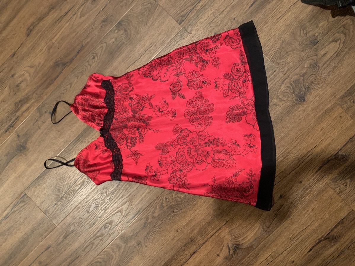 Apt. 9 Red and Black Cami Silk Dress Size M / US 6-8 / IT 42-44 - 1 Thumbnail