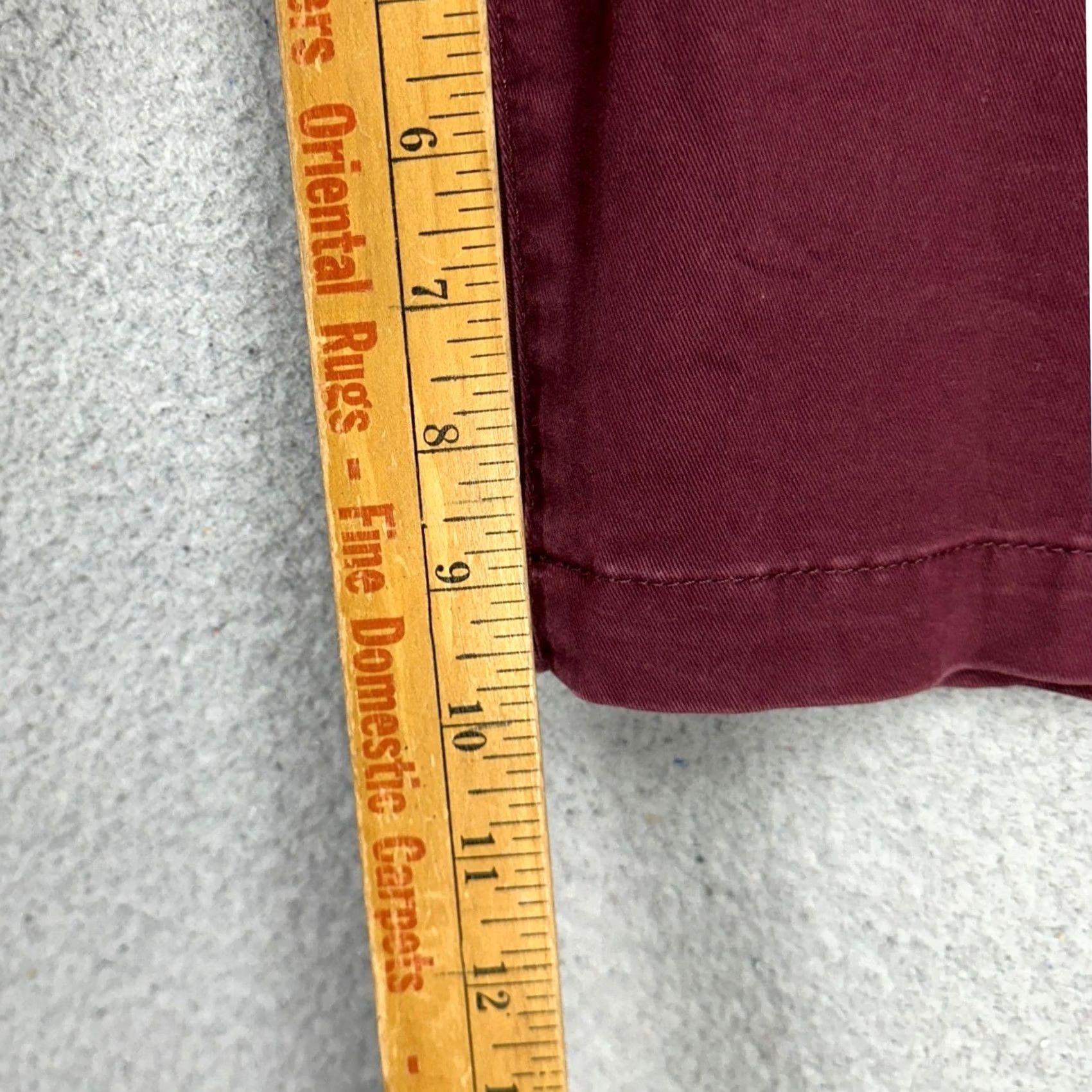 Gap GAP Mens Essential Khaki Shorts 30X10 Khakis Adult Casual Outdoor Walking Comfort Flat Front Pockets NEW Red Mens Size US 30 / EU 46 - 7 Thumbnail