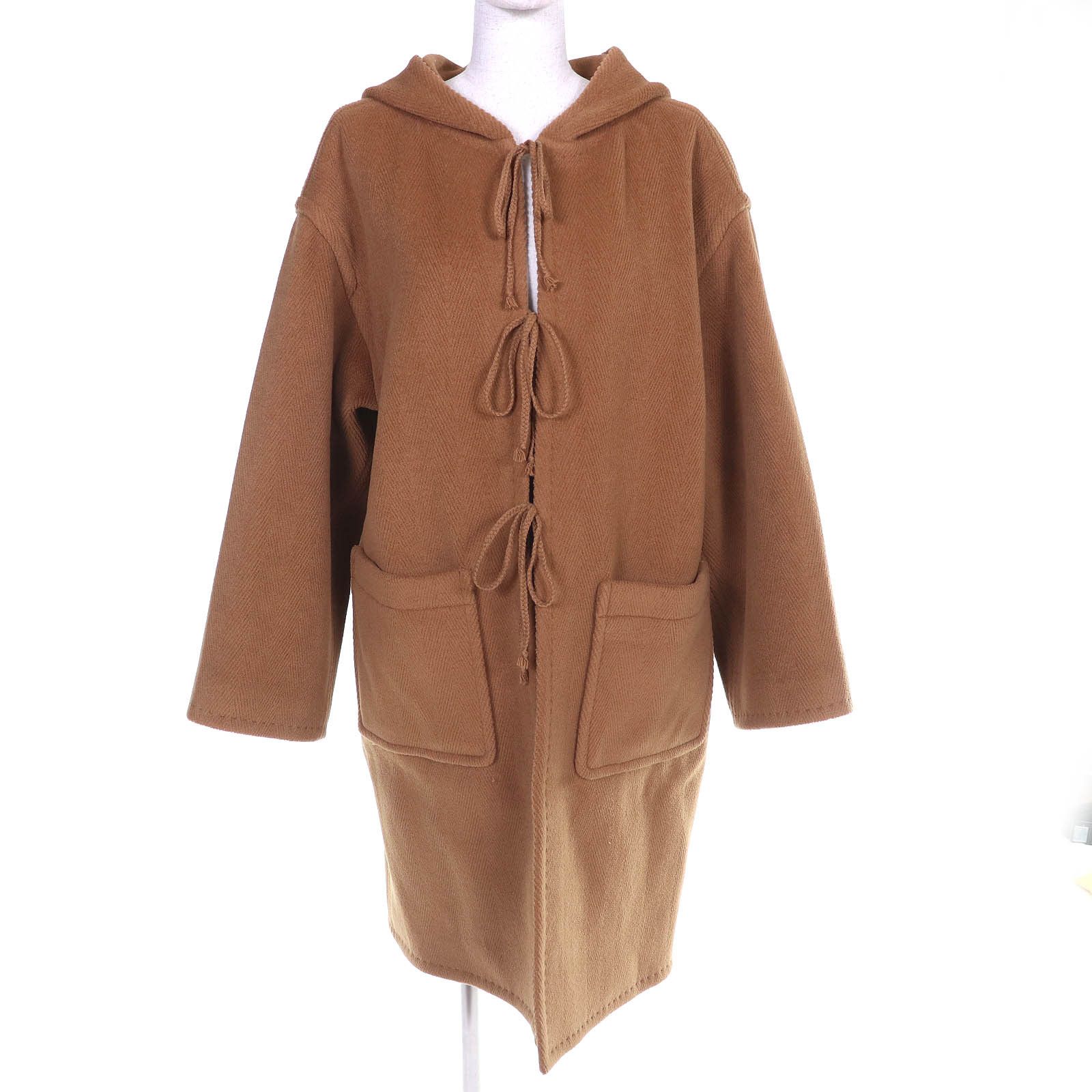 Other Other AURALEE WOOL HERINGBONE PILE Wool Coat Textile Outerwear A22AC02WH DUTY FREE for USA Size ONE SIZE - 1 Thumbnail