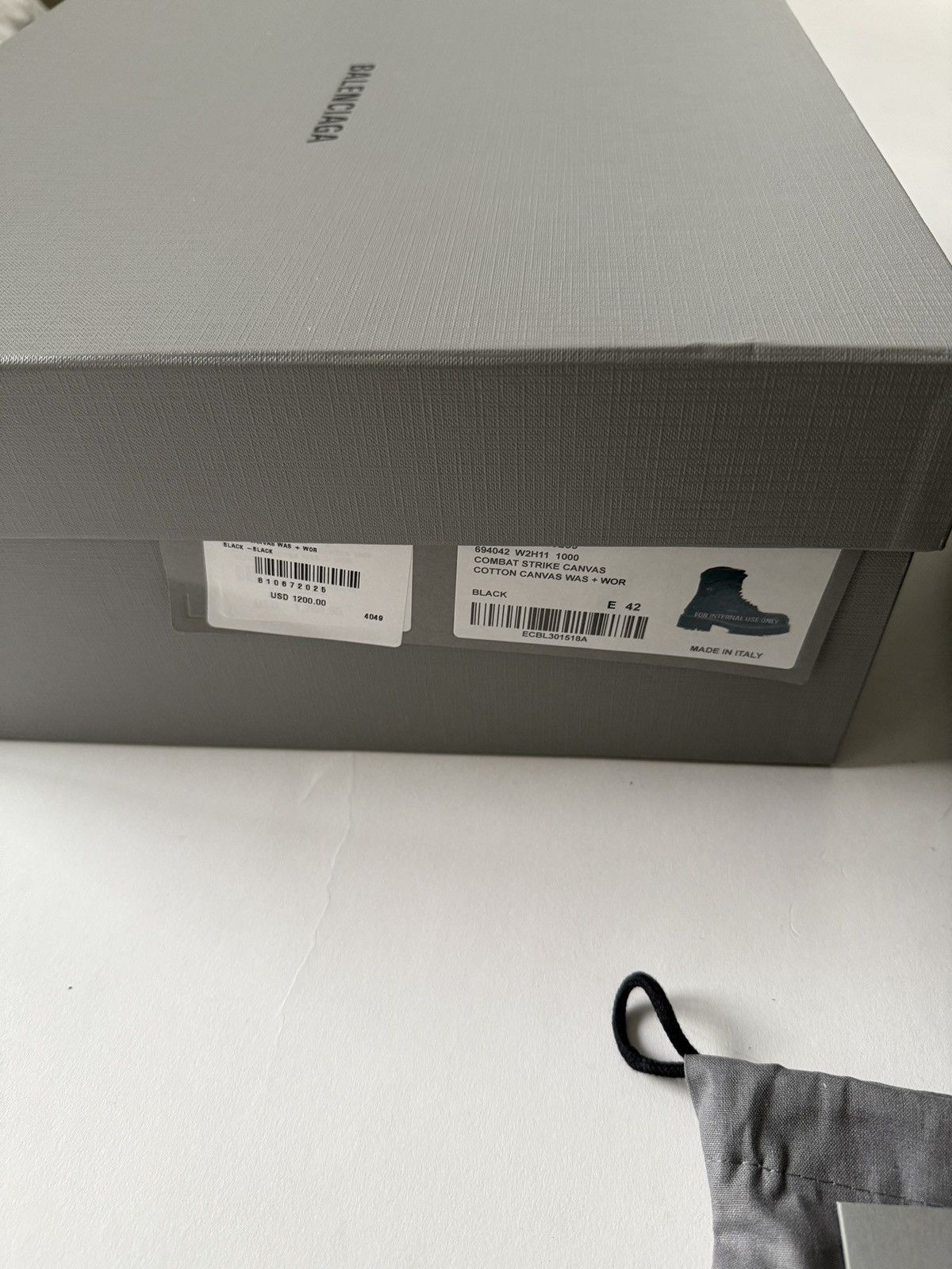 Balenciaga Combat Strike Boot Size 42 Size US 9 / EU 42 - 6 Thumbnail
