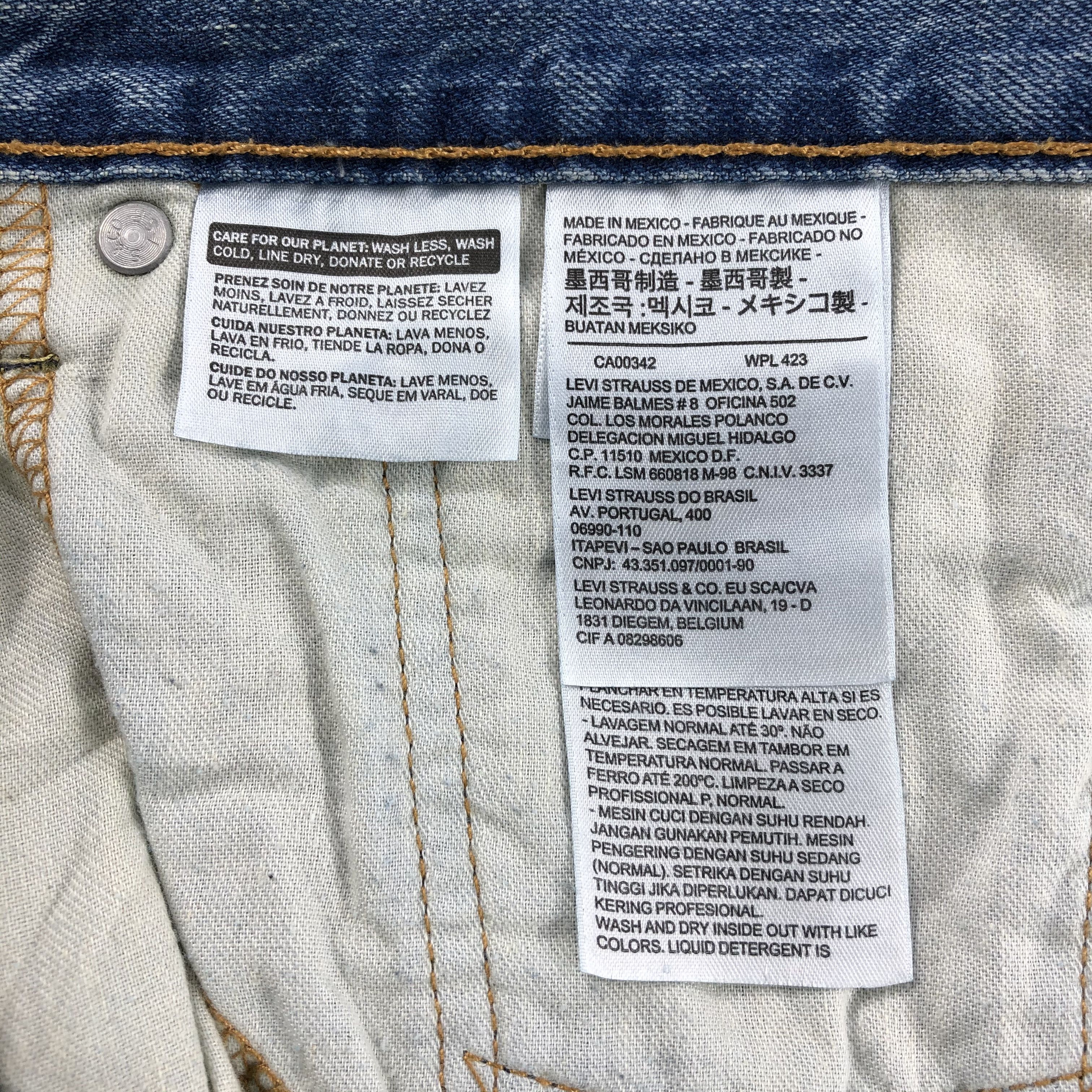 Levi's Distress Vintage Levis 511 Jeans-J1023 Size US 40 / EU 56 - 11 Thumbnail