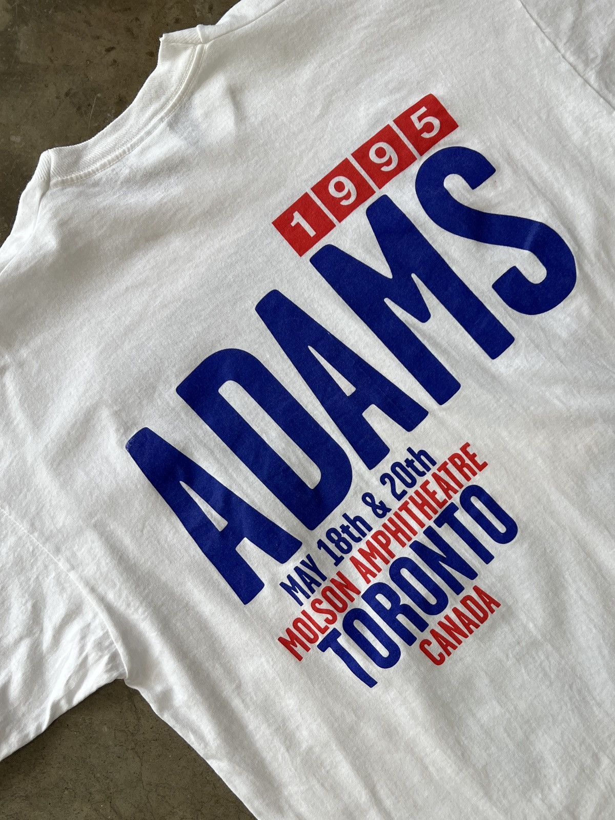 Band Tees × Vintage Vintage 1995 Bryan Adams Toronto Show Single Stitch Tee XL Size US XL / EU 56 / 4 - 4 Thumbnail