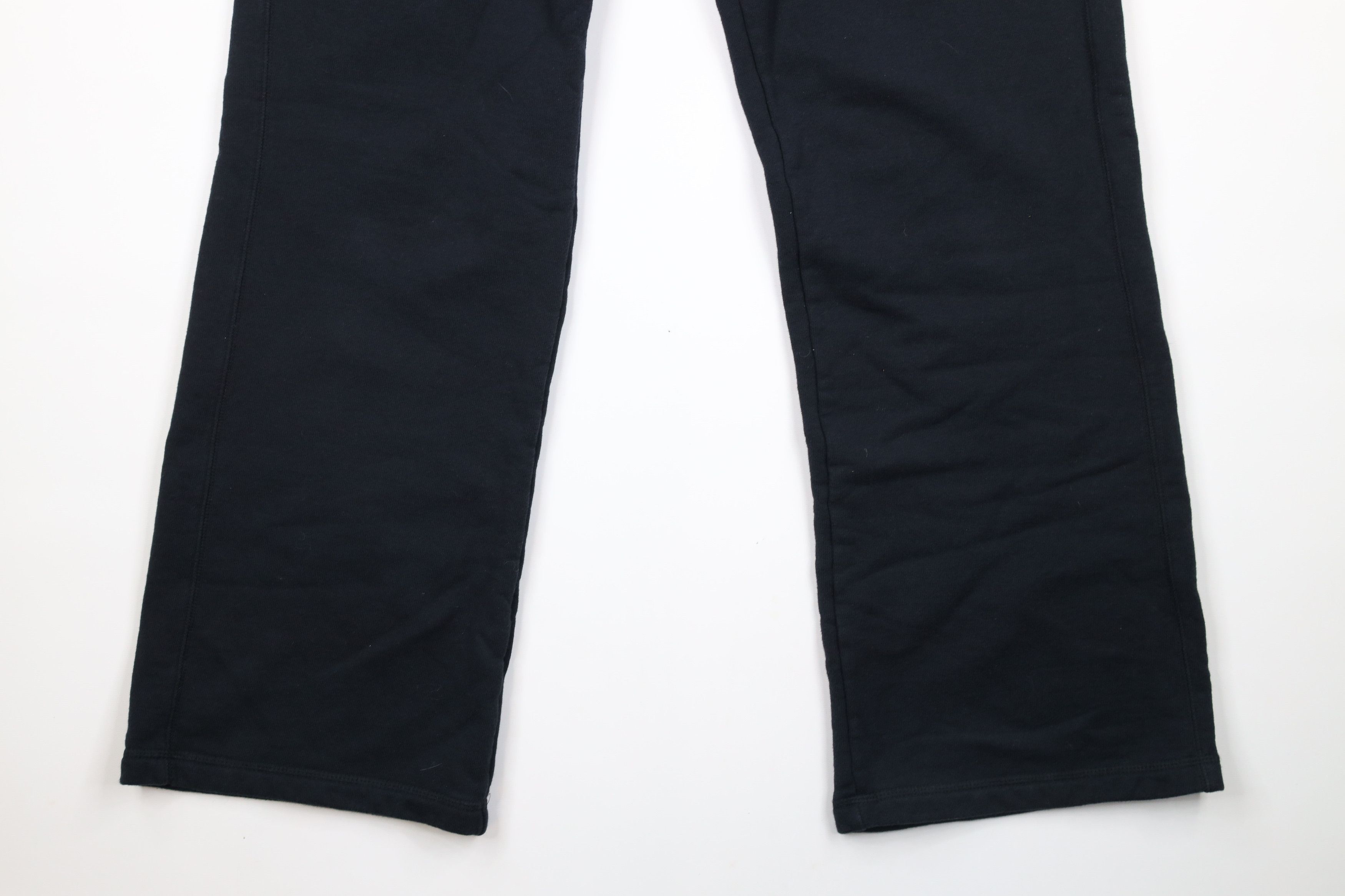 Nike × Vintage Vintage Y2K Nike Out Knit Wide Leg Flared Sweatpants Black Size 38" / US 16 / IT 52 - 4 Thumbnail
