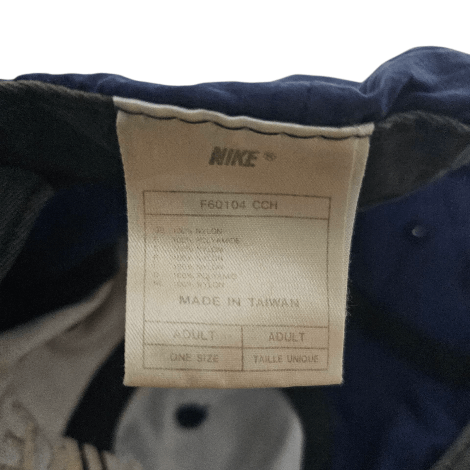 Nike Nike 90's Vintage Blue Nylon Hat Size ONE SIZE - 6 Thumbnail