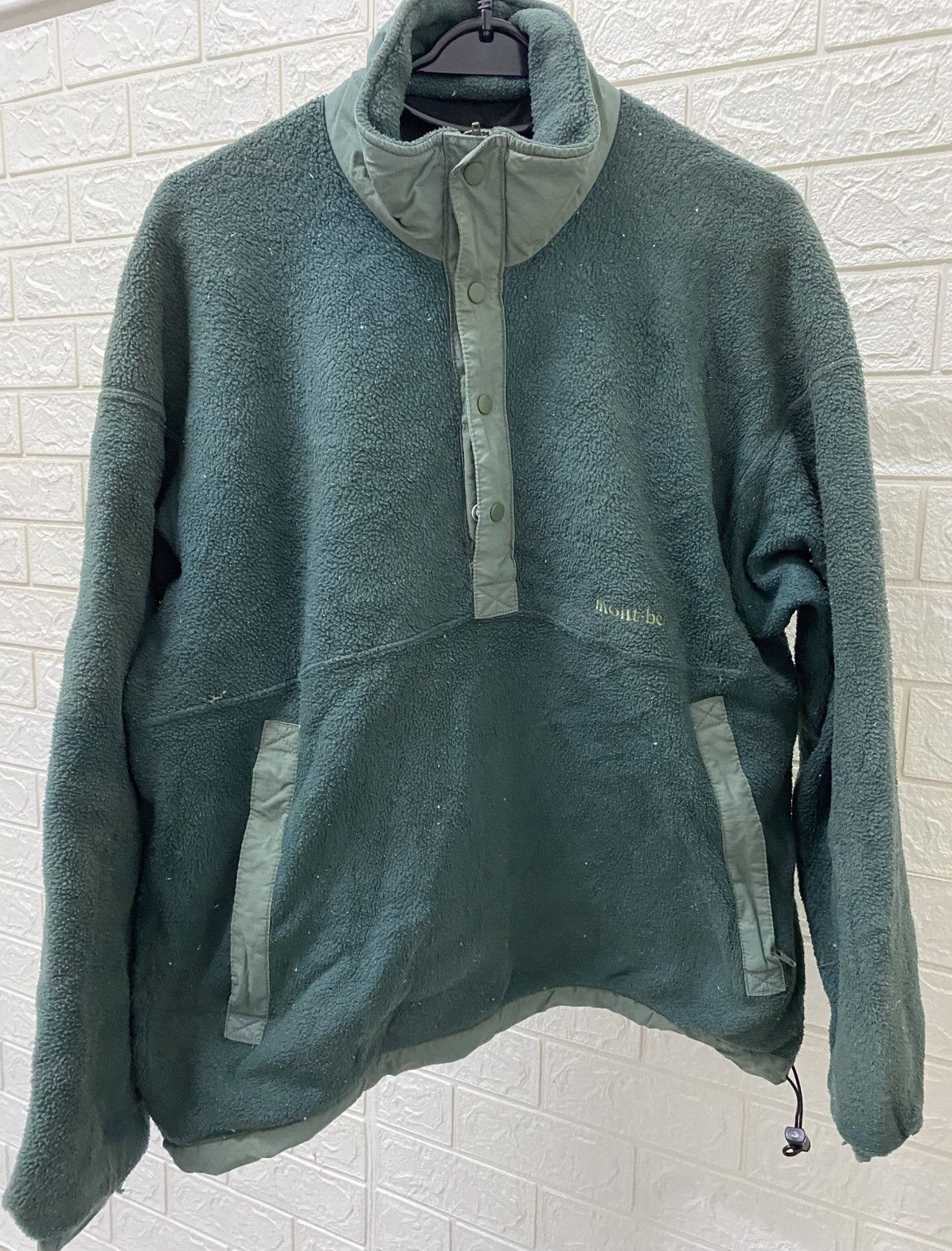 Montbell Vintage Mont bell Fleece Jacket Half Zipper Retro Design Size US M / EU 48-50 / 2 - 1 Thumbnail