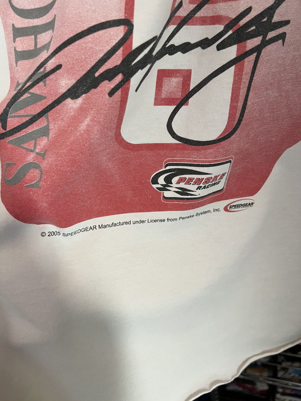 NASCAR 2005 Sam Hornish Jr Racing Driven to Win Speedgear F1 Tee Size US L / EU 52-54 / 3 - 8 Thumbnail