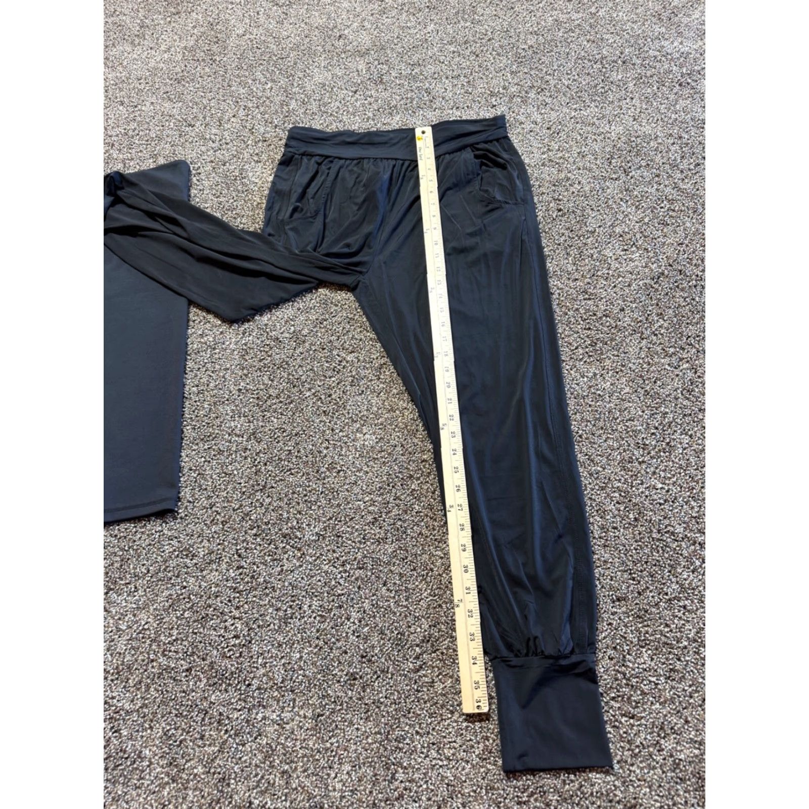 Vintage Zyia Women's Leggings XL Black Capri & Lounge Pants Lot Of 2 - Regular Size 12 Size 40" / US 18 - 3 Thumbnail