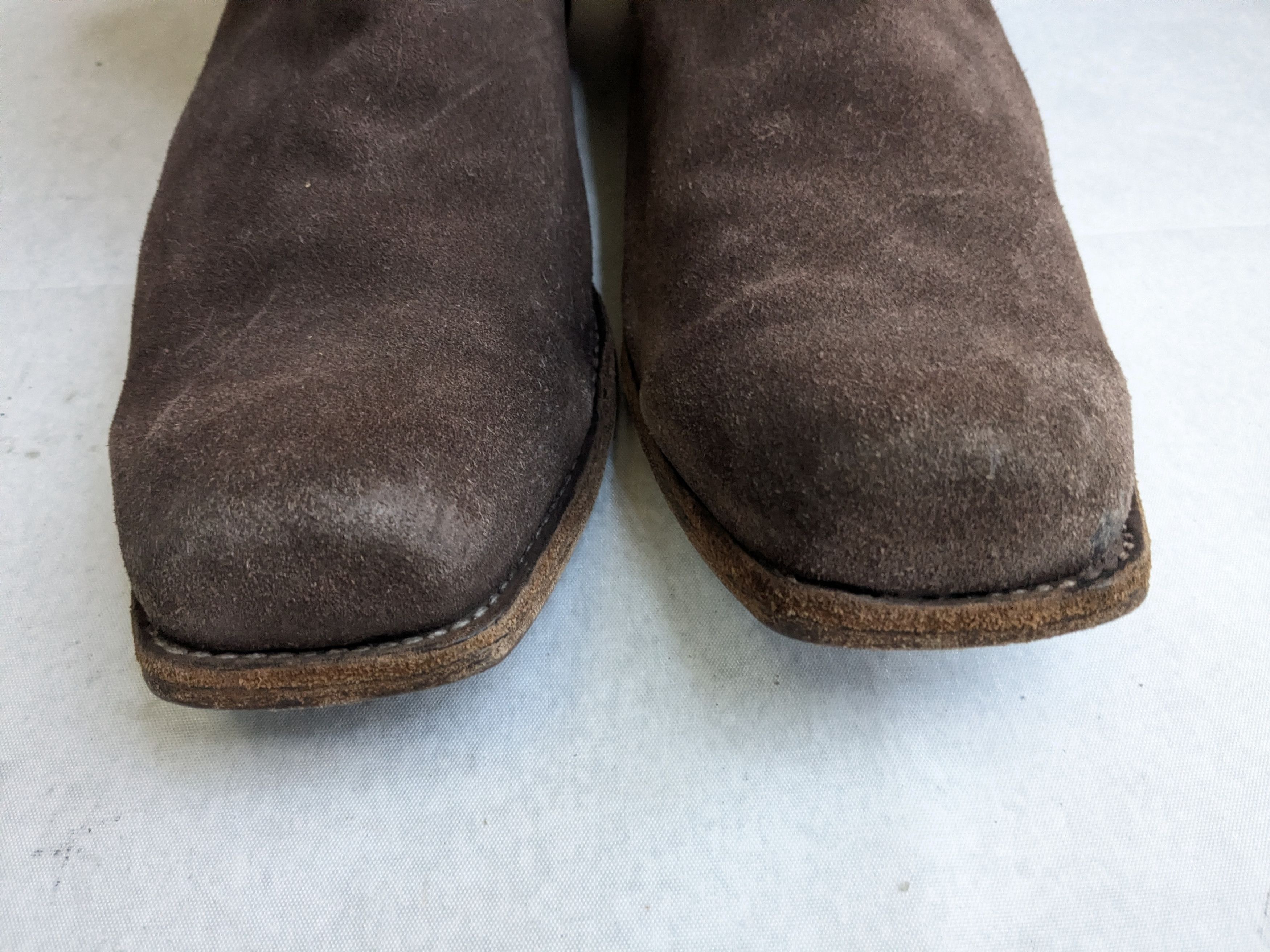 Frye Frye Harness Boots Brown 13 D Suede Leather Buckle Size US 13 / EU 46 - 4 Thumbnail