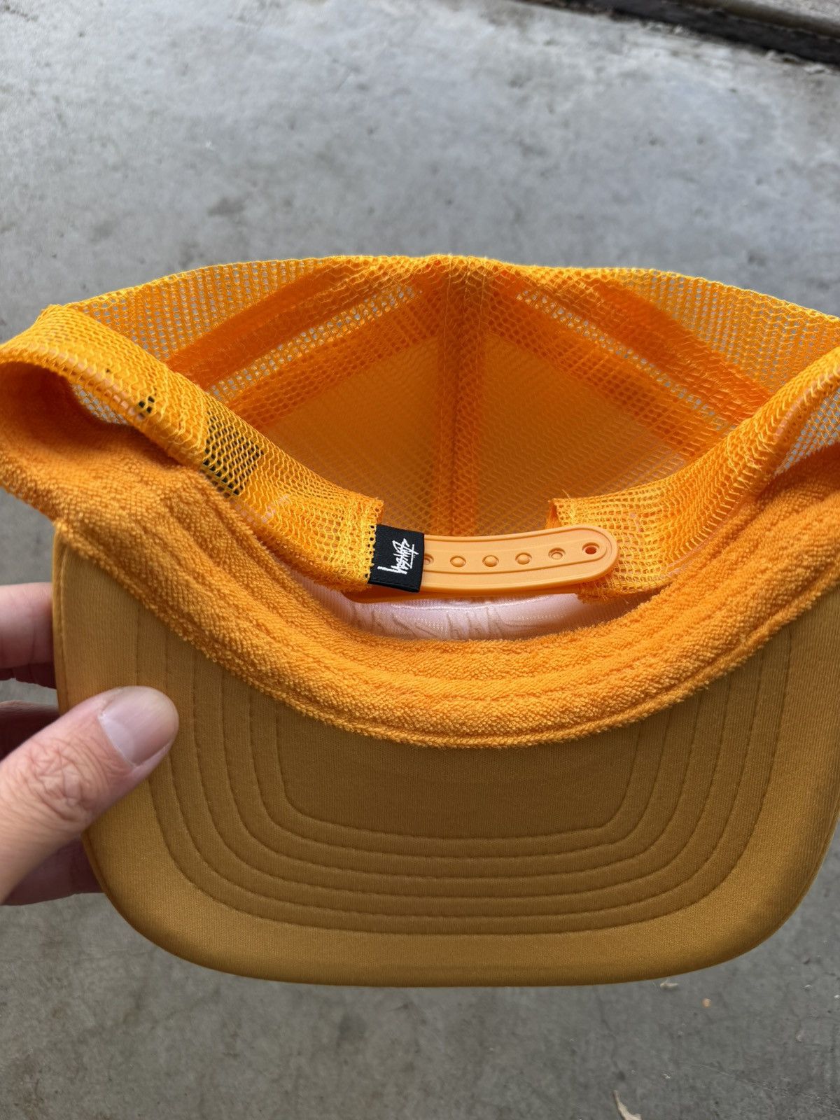 Stussy Yellow Stussy Trucker Hat Size ONE SIZE - 2 Thumbnail