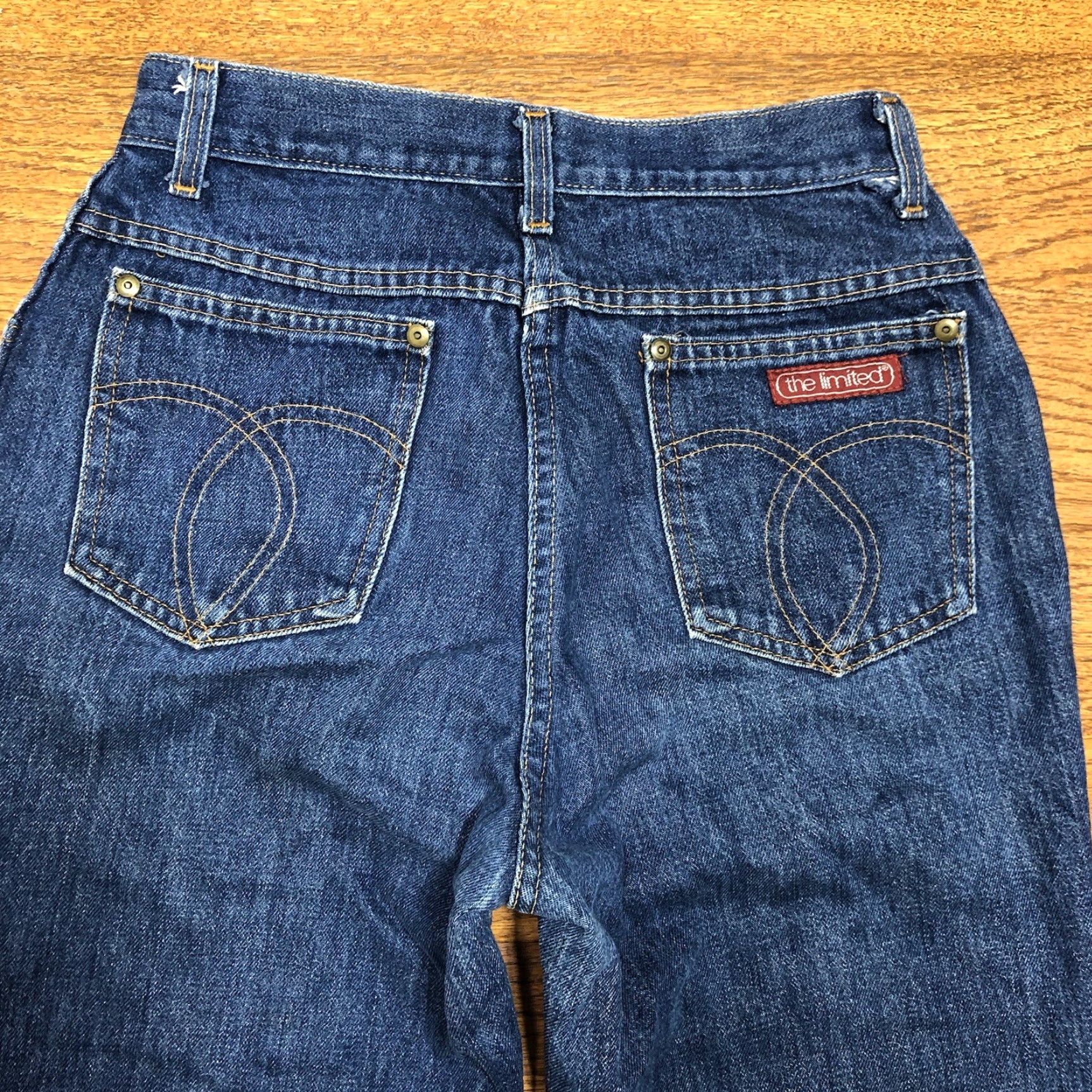 Vintage Vtg The Limited Jeans Women 14 Blue High Rise 5-Pocket Denim USA Talon Zipper Vintage 90s USA Mens? Size 36" / US 14 / IT 50 - 3 Thumbnail