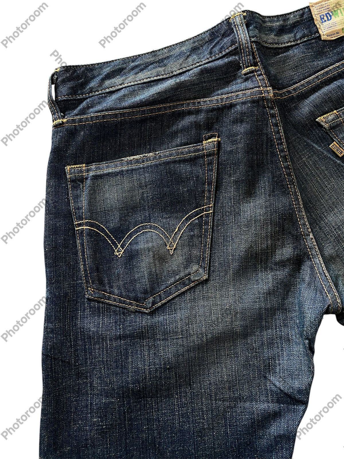 Edwin × Hysteric Glamour × Tornado Mart Vintage Jeans Japanese Edwin 502 Mud Rusty Distressed Size US 32 / EU 48 - 9 Thumbnail