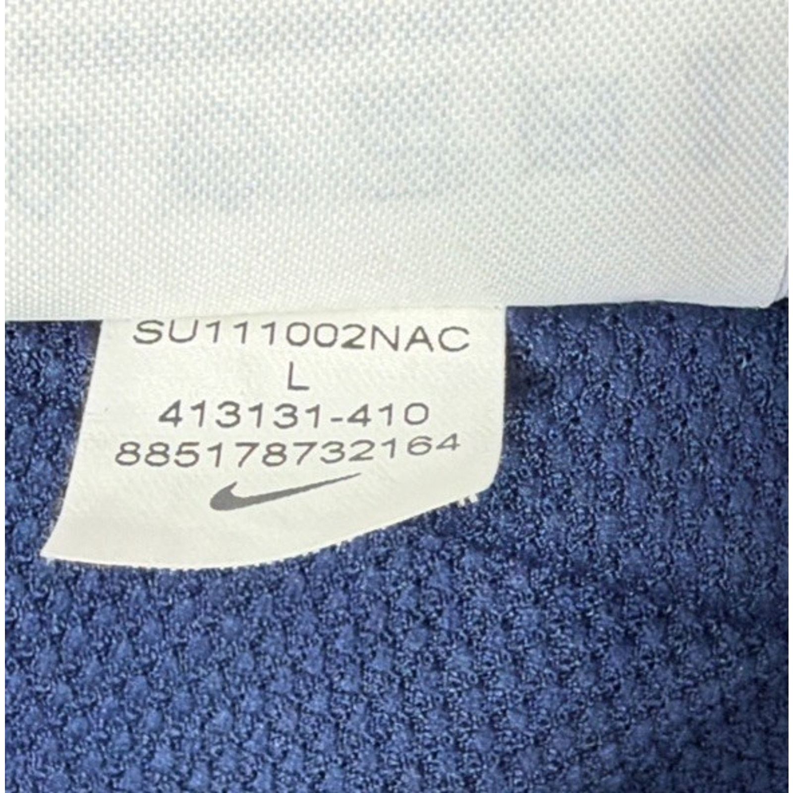 Nike Men's Nike Authentic Futbol Soccer Blue Polo Shirt Size L 61 Size US L / EU 52-54 / 3 - 8 Thumbnail