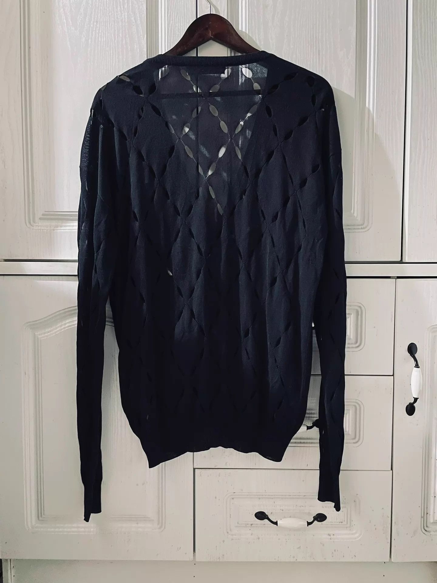 Versace Versace Hardware Cutout Runway Knit Sweater 3XL Size US XXL / EU 58 / 5 - 2 Thumbnail
