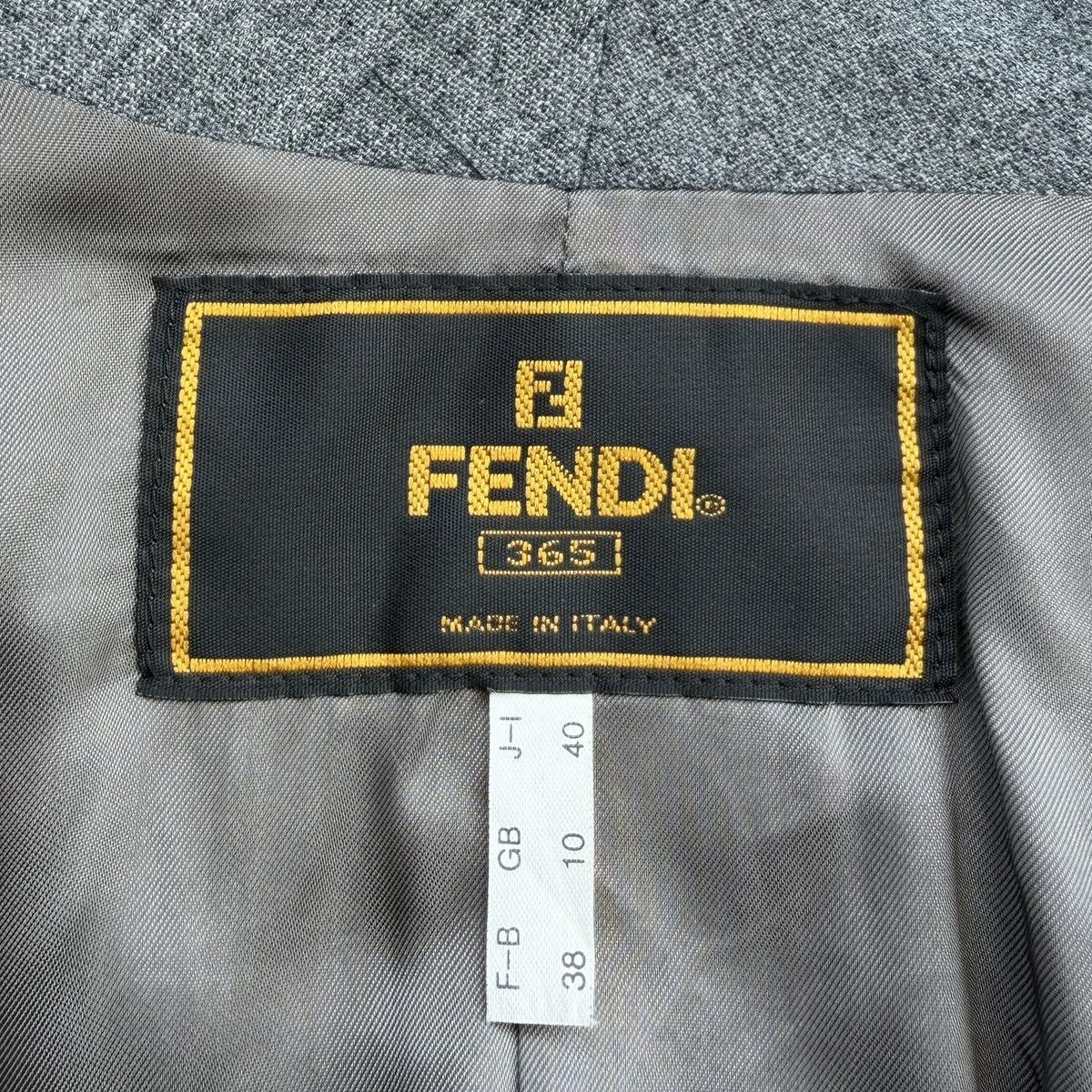 Fendi Luxury Vintage Fendi 365 Metallic Knit Blazer Made In Italy Size S / US 4 / IT 40 - 17 Thumbnail