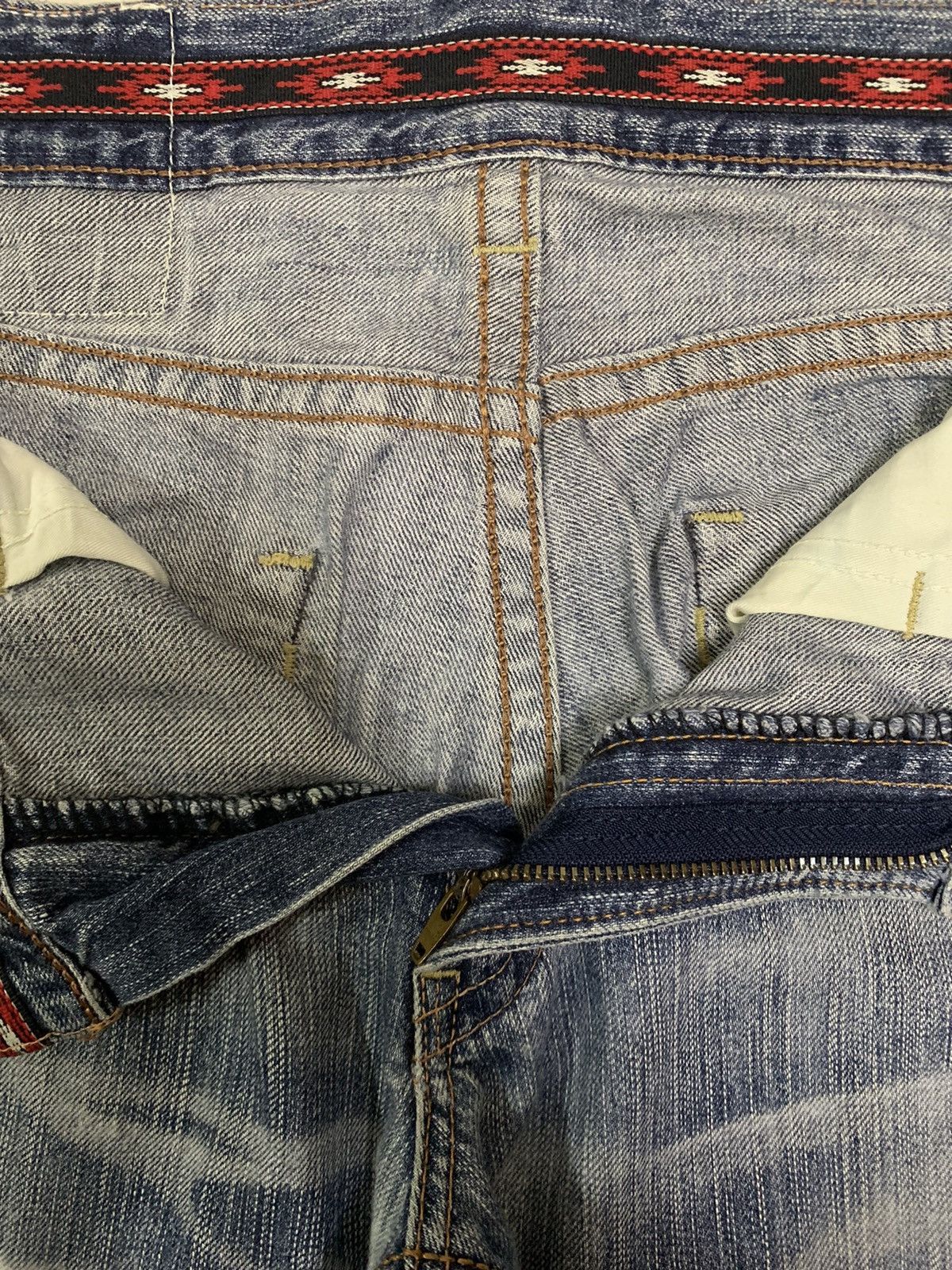 Edwin Vintage Edwin XV Classic Cowboy Style Baggy Distressed Jeans Size US 32 / EU 48 - 6 Thumbnail