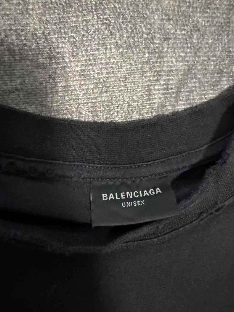 Balenciaga Balenciaga Black Logo Short Sleeve Size US S / EU 44-46 / 1 - 3 Thumbnail