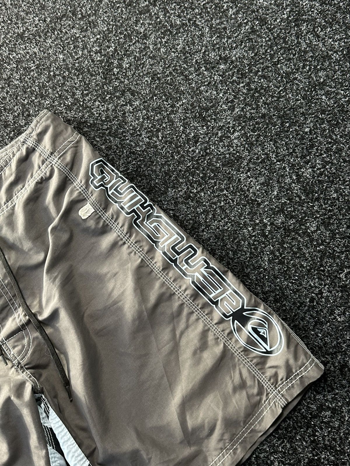 Quiksilver × Vintage 🚨Vintage Quicksilver OVER PRINT Japanese Surf style Shorts Size US 32 / EU 48 - 3 Thumbnail