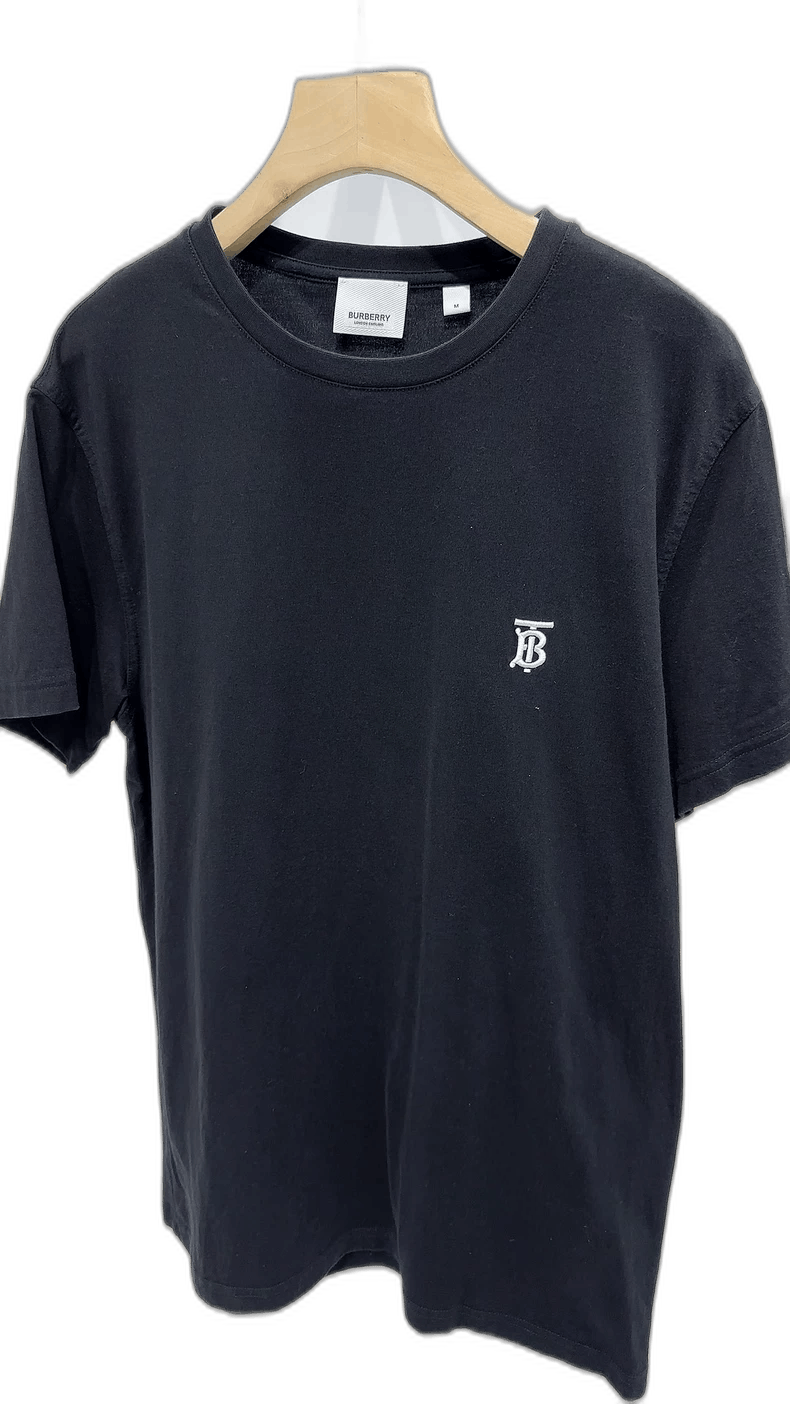 Burberry Burberry Black TB Logo Short Sleeve Tee Size US M / EU 48-50 / 2 - 1 Thumbnail
