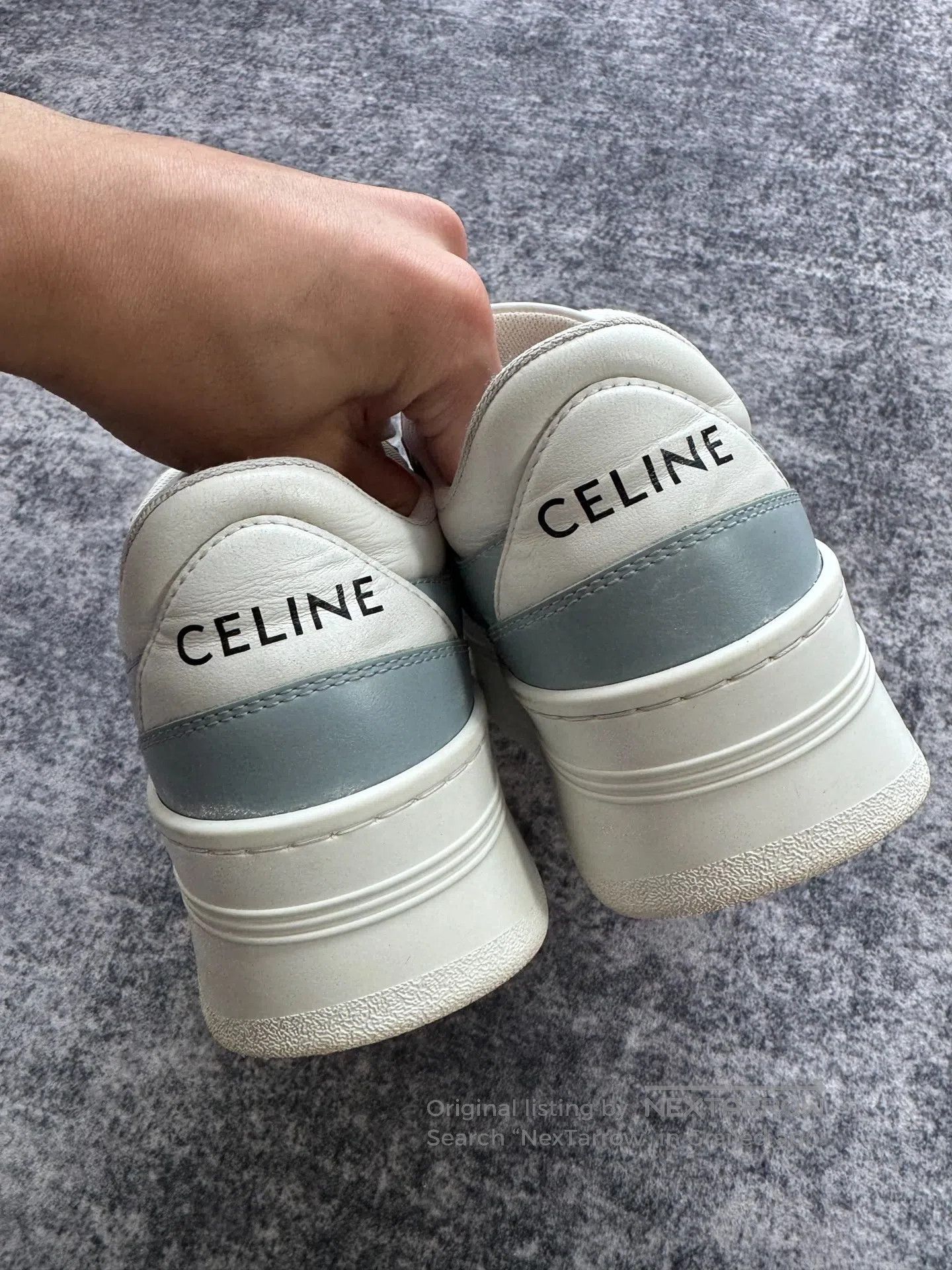 Celine CELINE Dusty Blue Platform Shoes| Size US 5.5 / IT 35.5 - 5 Thumbnail