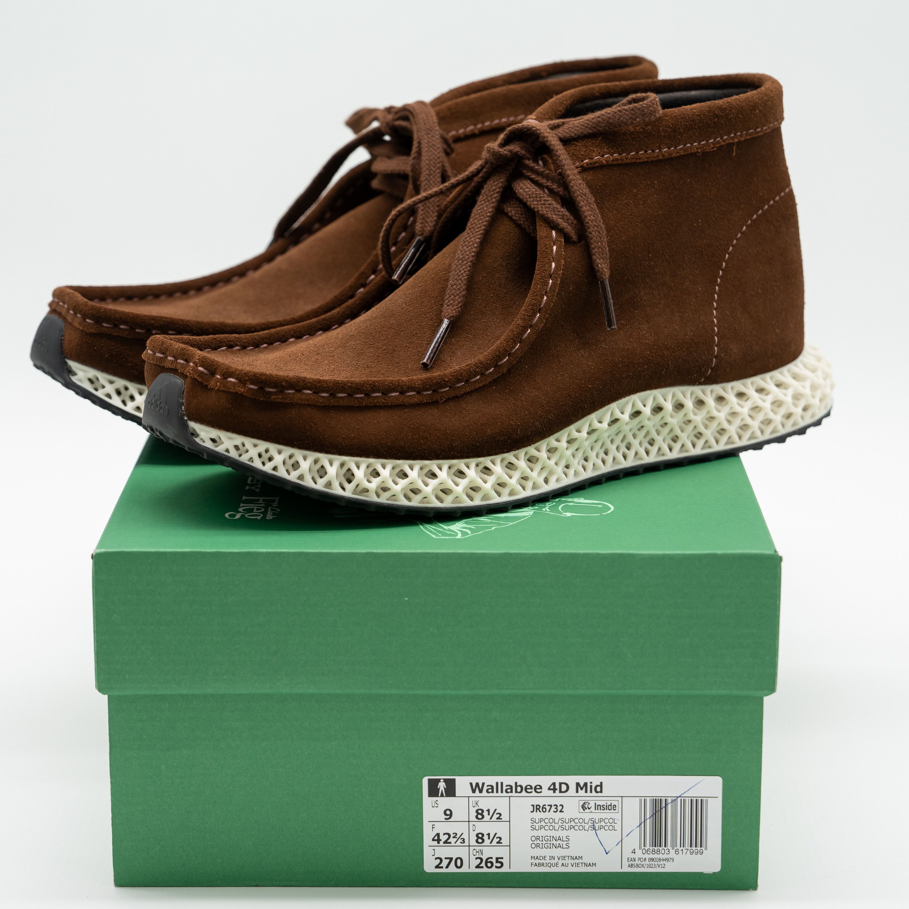 Adidas × Clarks × Kith Kith adidas Clarcks Wallabee 4D Signed by Ronnie Fieg Size US 9 / EU 42 - 15 Thumbnail
