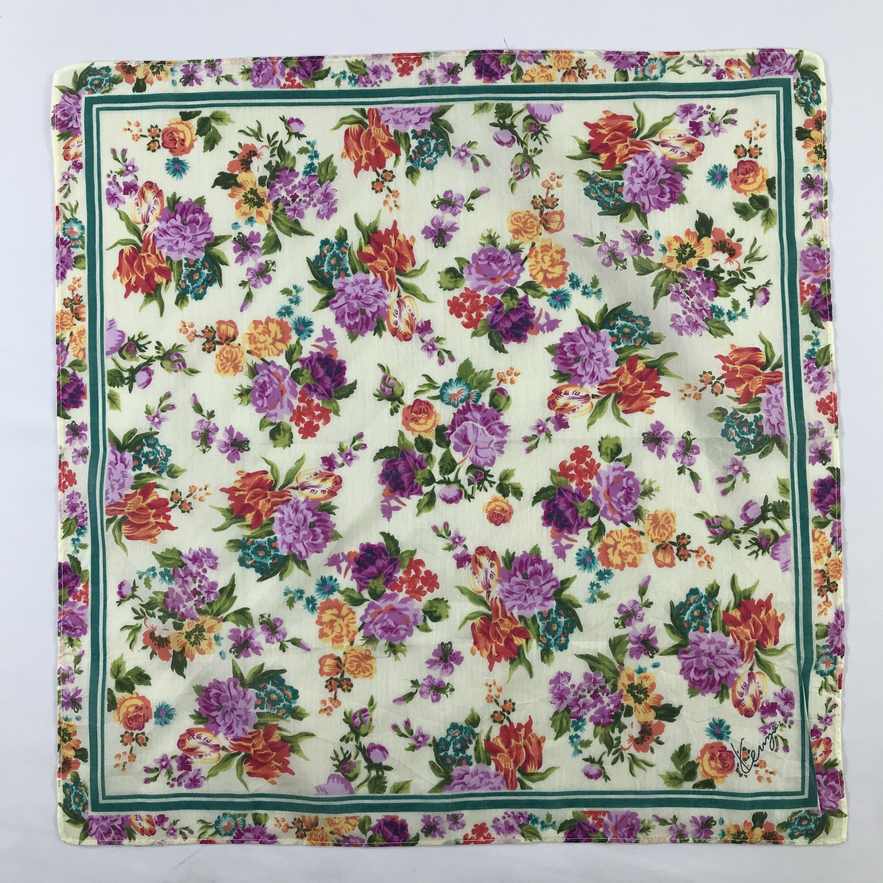 Kenzo × Vintage Kenzo Handkerchief / Neckerchief / Bandana Size ONE SIZE - 3 Thumbnail