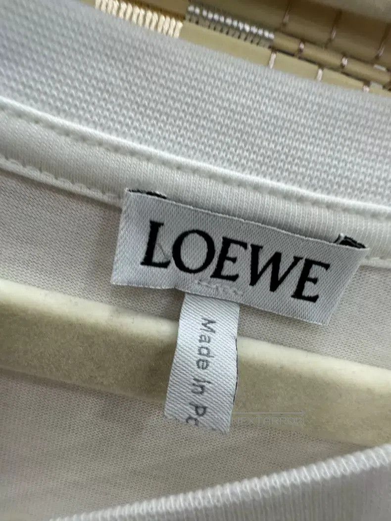Loewe Loewe Embroidered Logo Short Sleeve T-Shirt, White, Oversi Size XS / US 0-2 / IT 36-38 - 3 Thumbnail