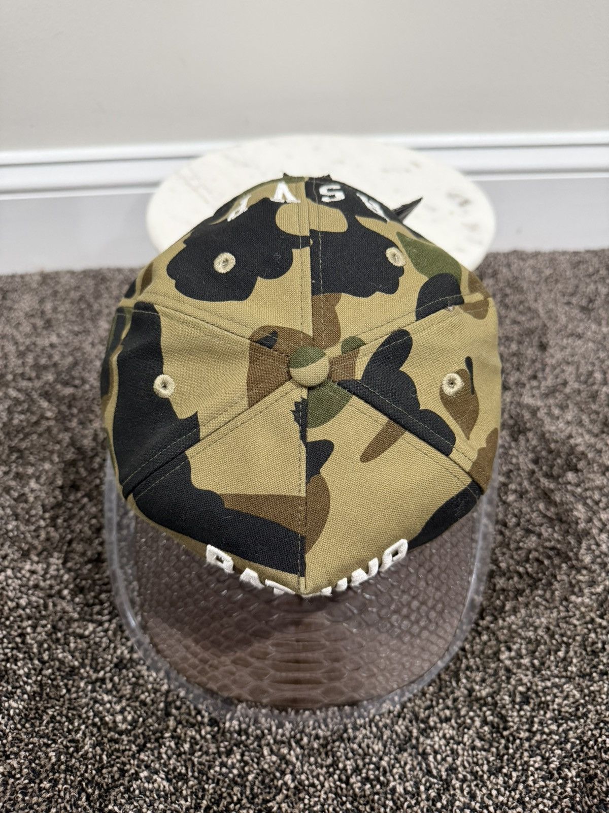 Just Don Just Don x Bape RSVP 2015 OG Green Camo Brown Snakeskin Hat Size ONE SIZE - 5 Thumbnail