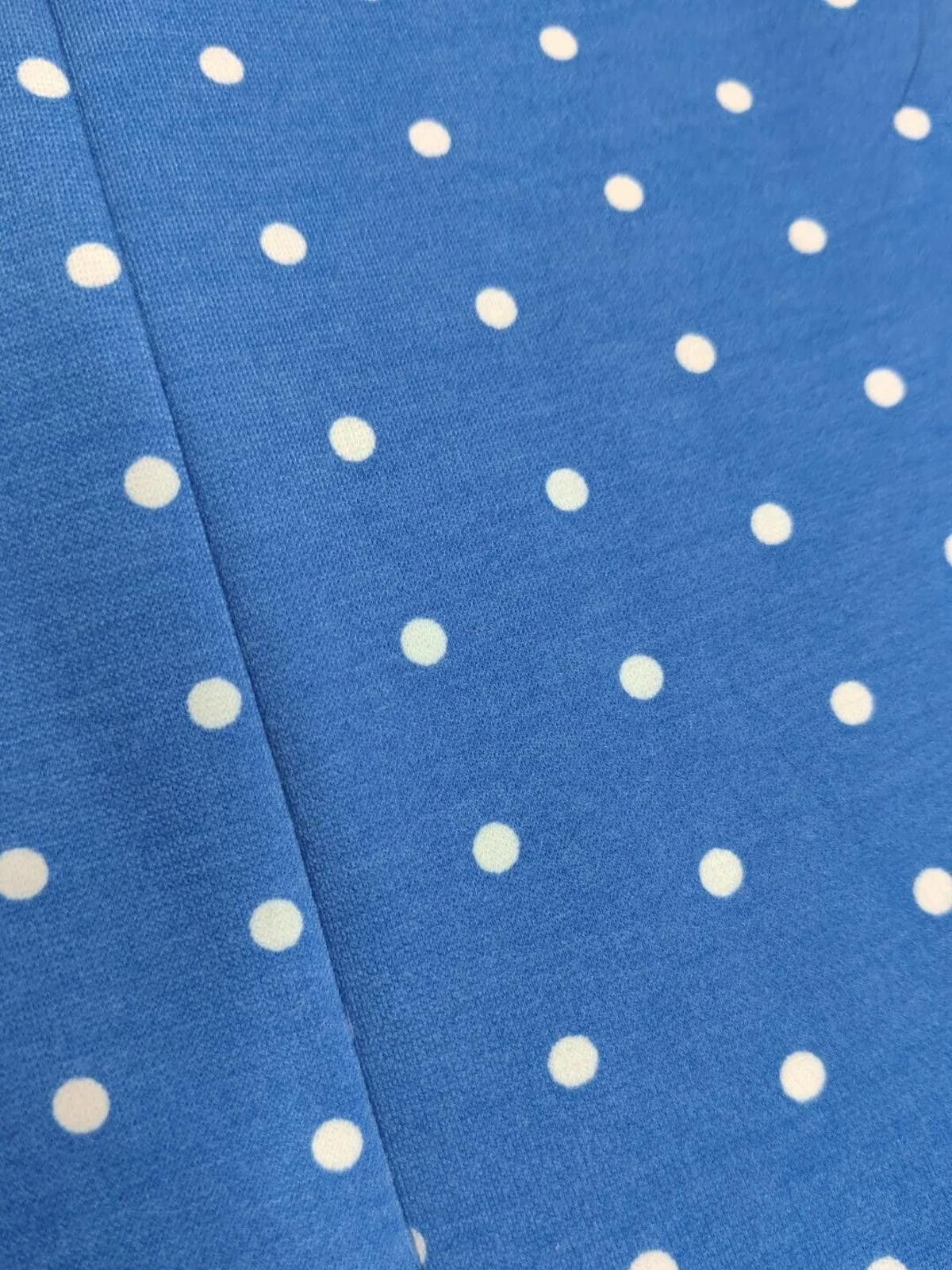 Other Talbots Blue White Polka Dot Sleeveless Dress I Love Lucy Si Size XS / US 0-2 / IT 36-38 - 7 Thumbnail