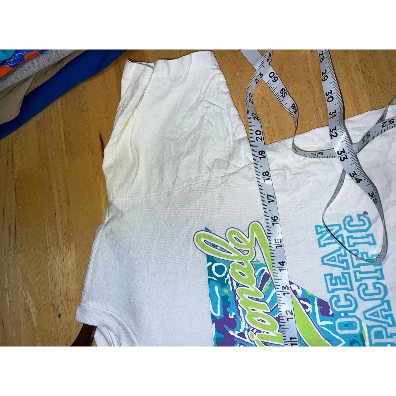 Ocean Pacific Womens Ocean Pacifc Top Le Sport OP Crop Top Shirt Women L Size L / US 10 / IT 46 - 10 Thumbnail