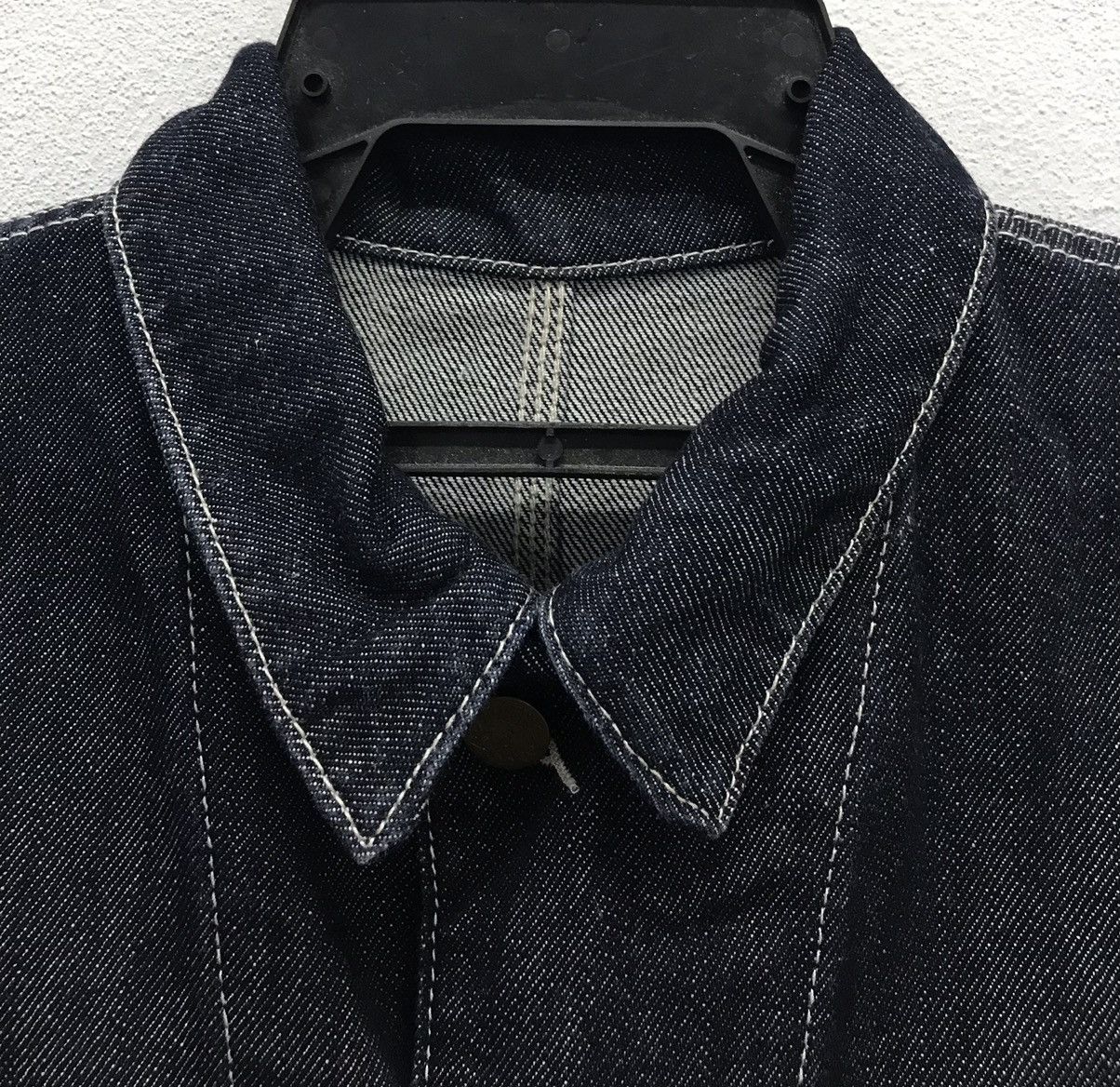 Vintage Vintage Smith’s Workwear Samforized Denim Jacket Size US XXS / EU 40 - 3 Thumbnail