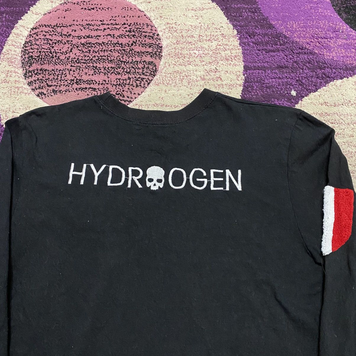 HYDROGEN Hydrogen Italy Skull Long Sleeve Size US XL / EU 56 / 4 - 7 Thumbnail