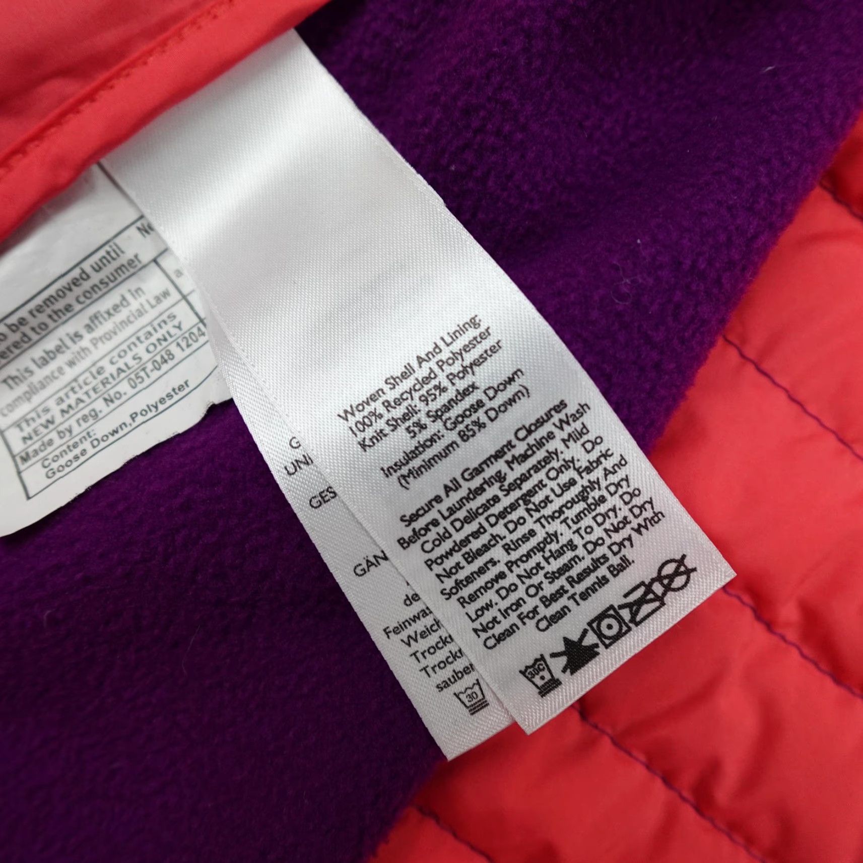 Eddie Bauer Eddie Bauer Vest Womens Medium Purple StormDown 800 Insulated Fleece Lined Size M / US 6-8 / IT 42-44 - 6 Thumbnail