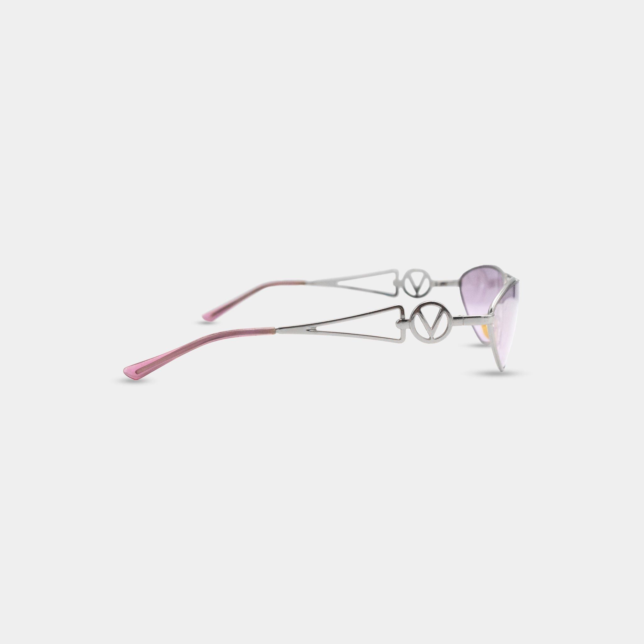 Valentino Valentino V Logo Pink Lens Sunglasses Size ONE SIZE - 3 Thumbnail