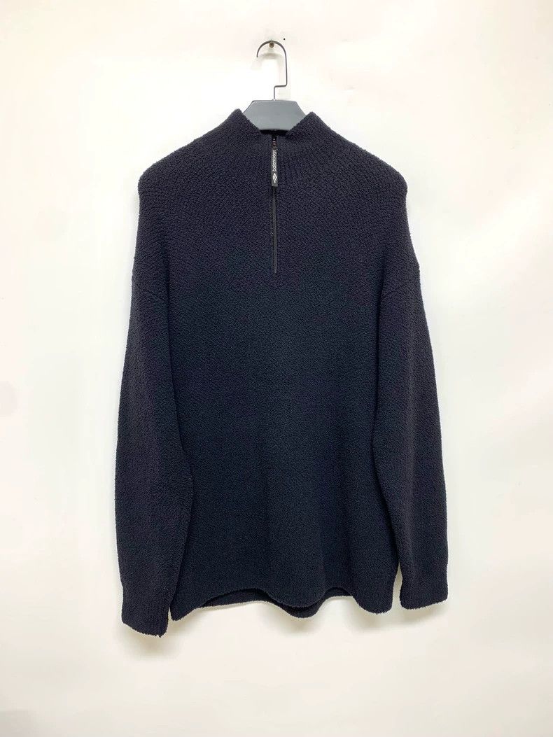 Balenciaga Balenciaga 24 Fleece Half-Zip Sweatshirt - dmc Size US XS / EU 42 / 0 - 1 Thumbnail